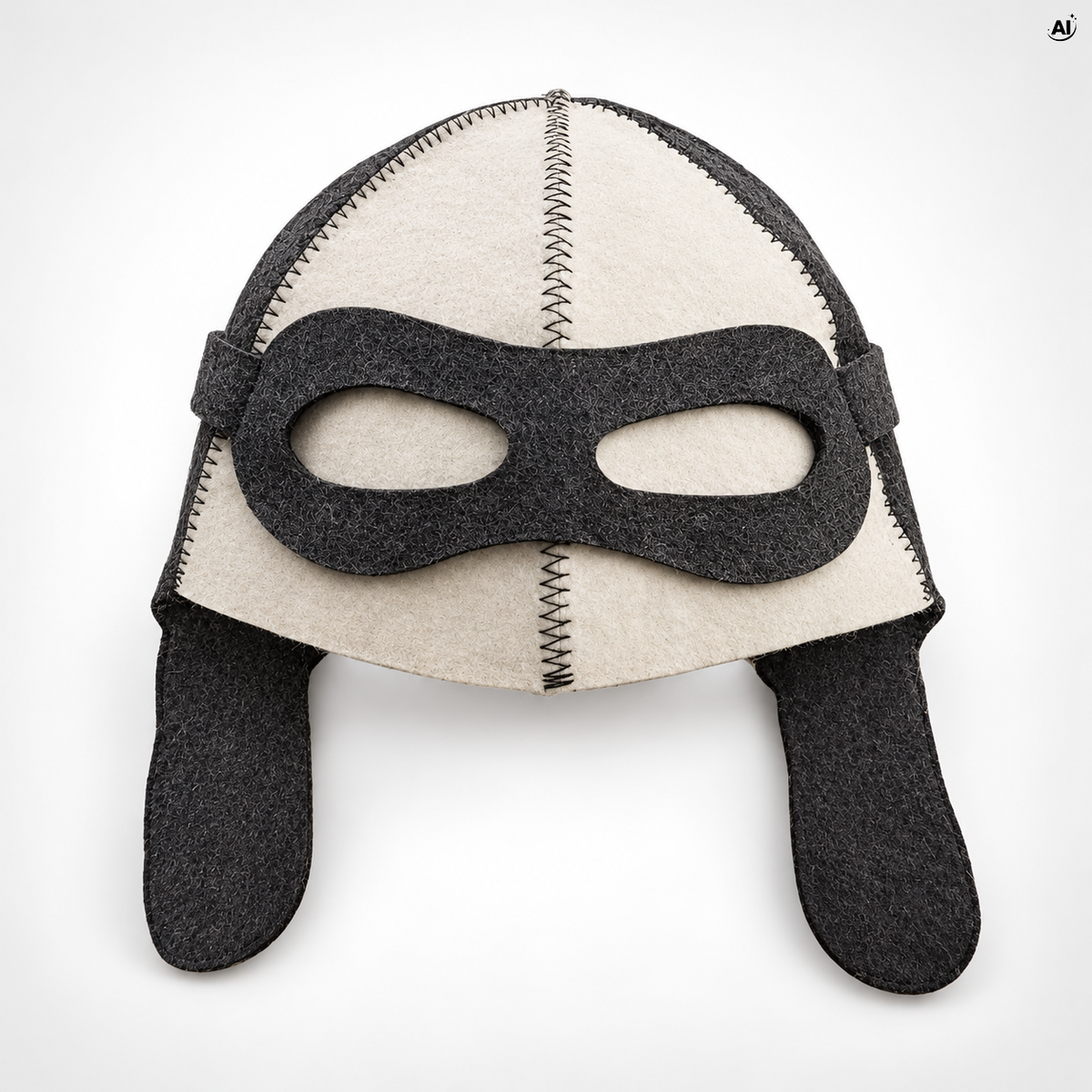 Filcowa czapka do sauny suchej, motyw pilota, unisex