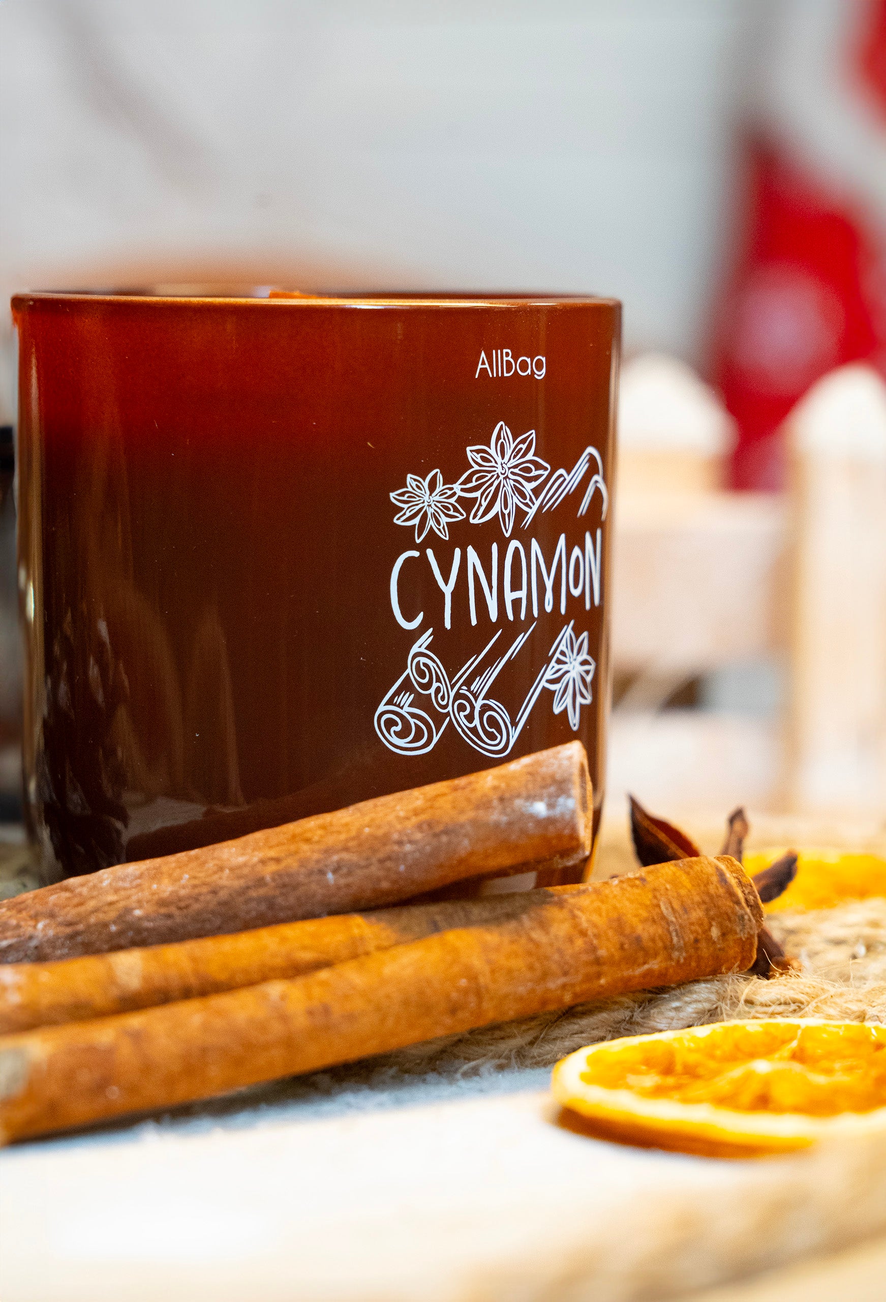 Zapachowa Świeca Sojowa w Szkle Zapach Cynamin