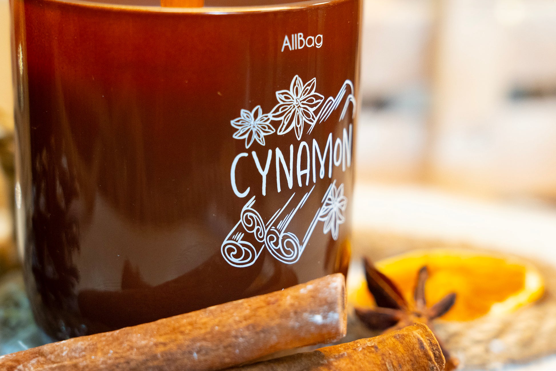 Zapachowa Świeca Sojowa w Szkle Zapach Cynamin