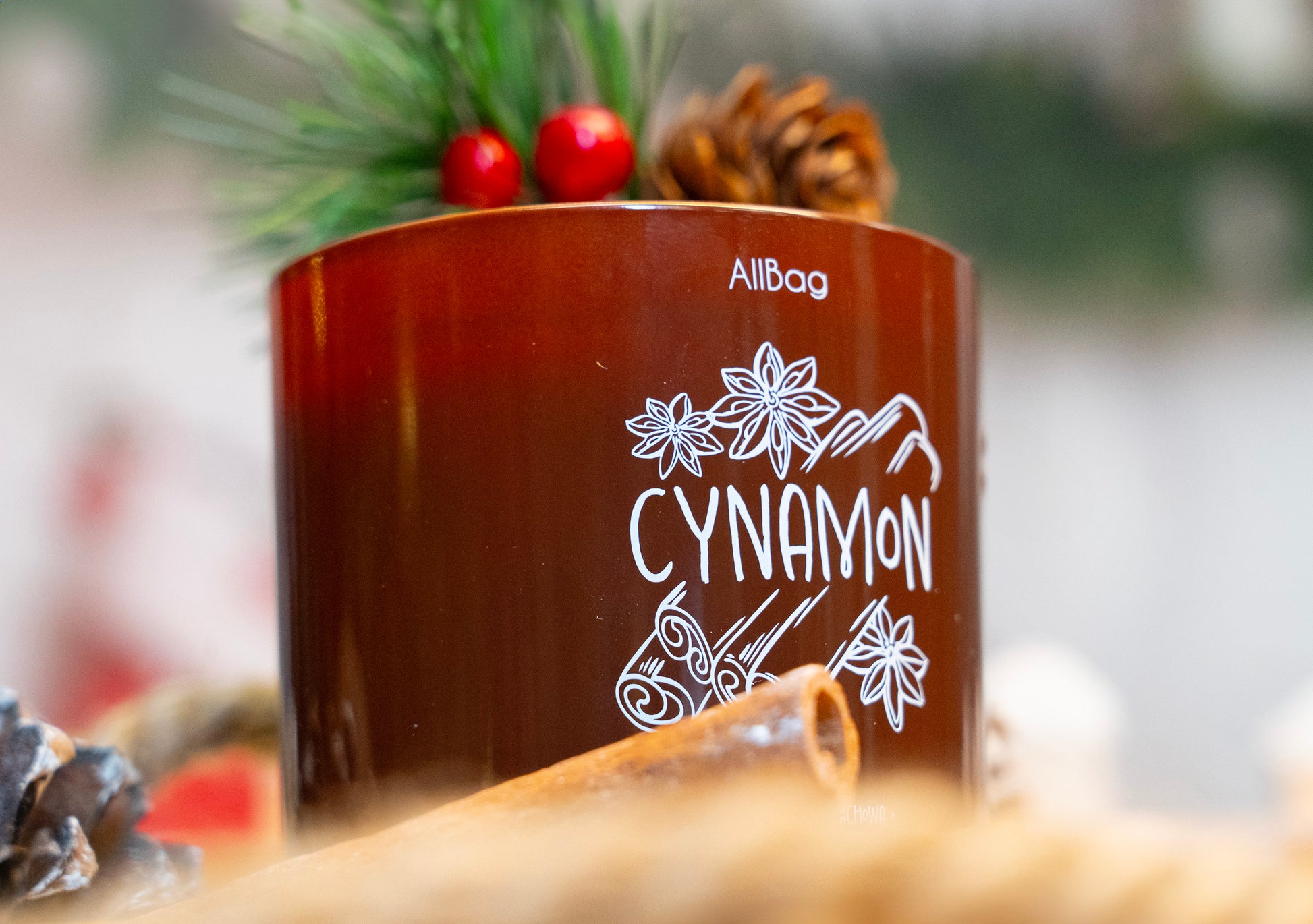 Zapachowa Świeca Sojowa w Szkle Zapach Cynamin