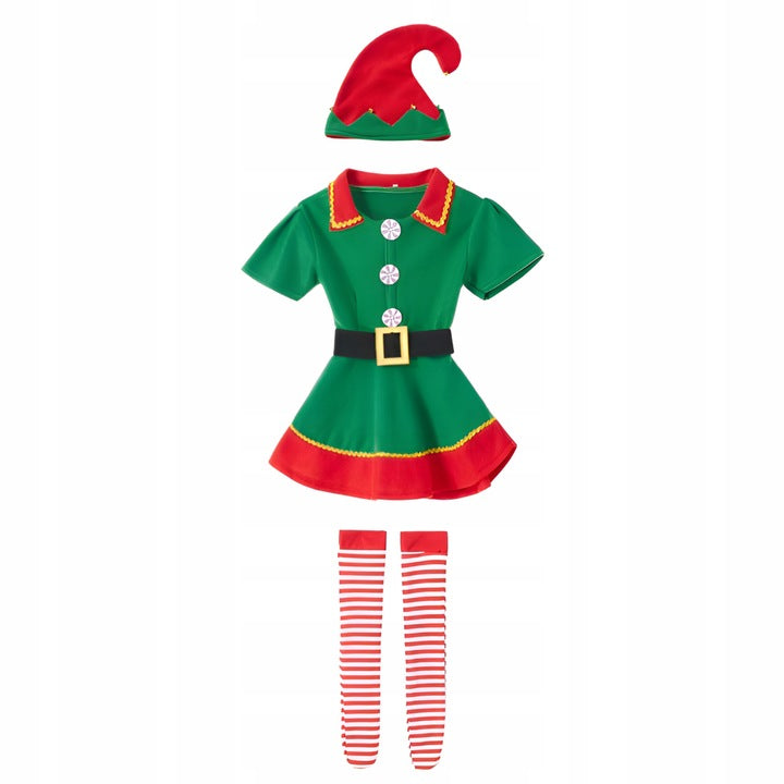 Strój Elfa 160 cm Sukienka