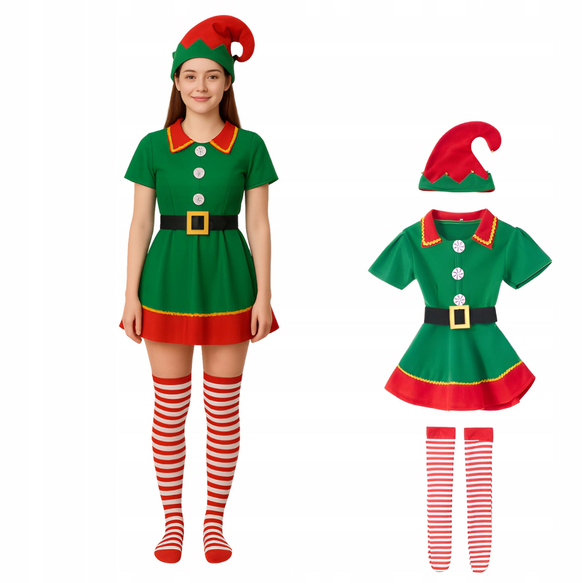 Strój Elfa 160 cm Sukienka