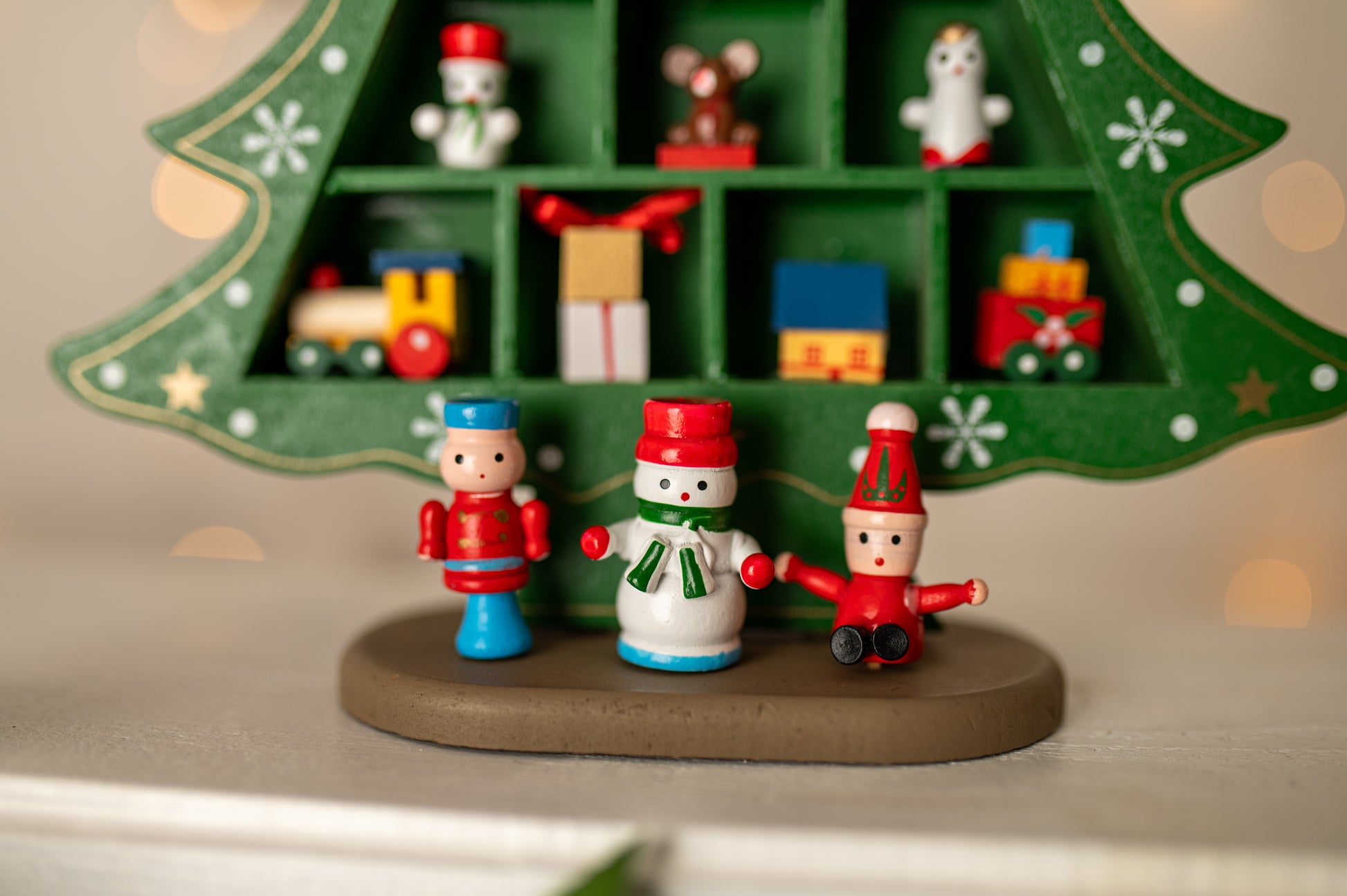 Ozdobna Choinka Drewniana 29cm