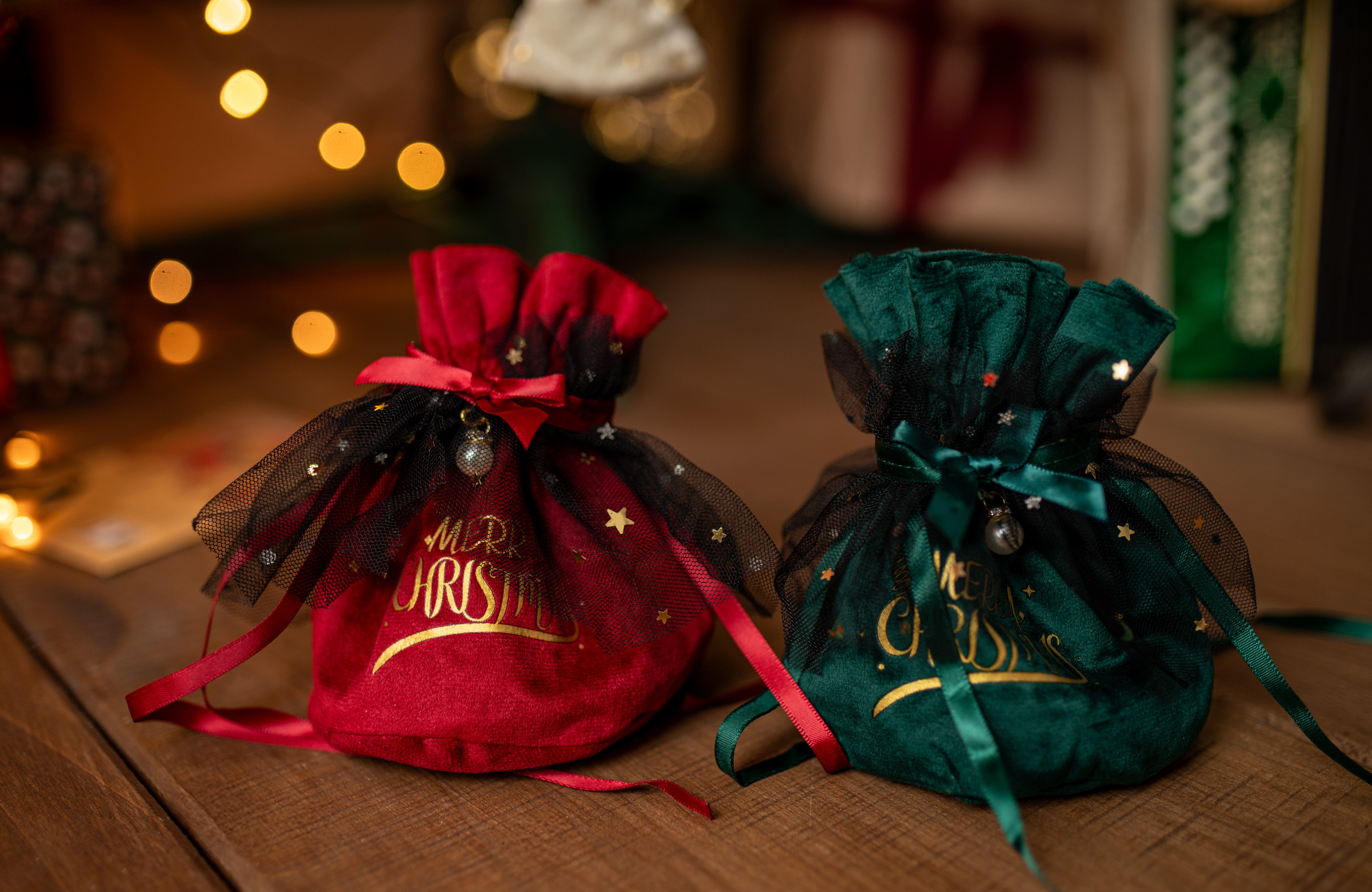 Woreczki Świąteczne Merry Christmas 160x145x100mm