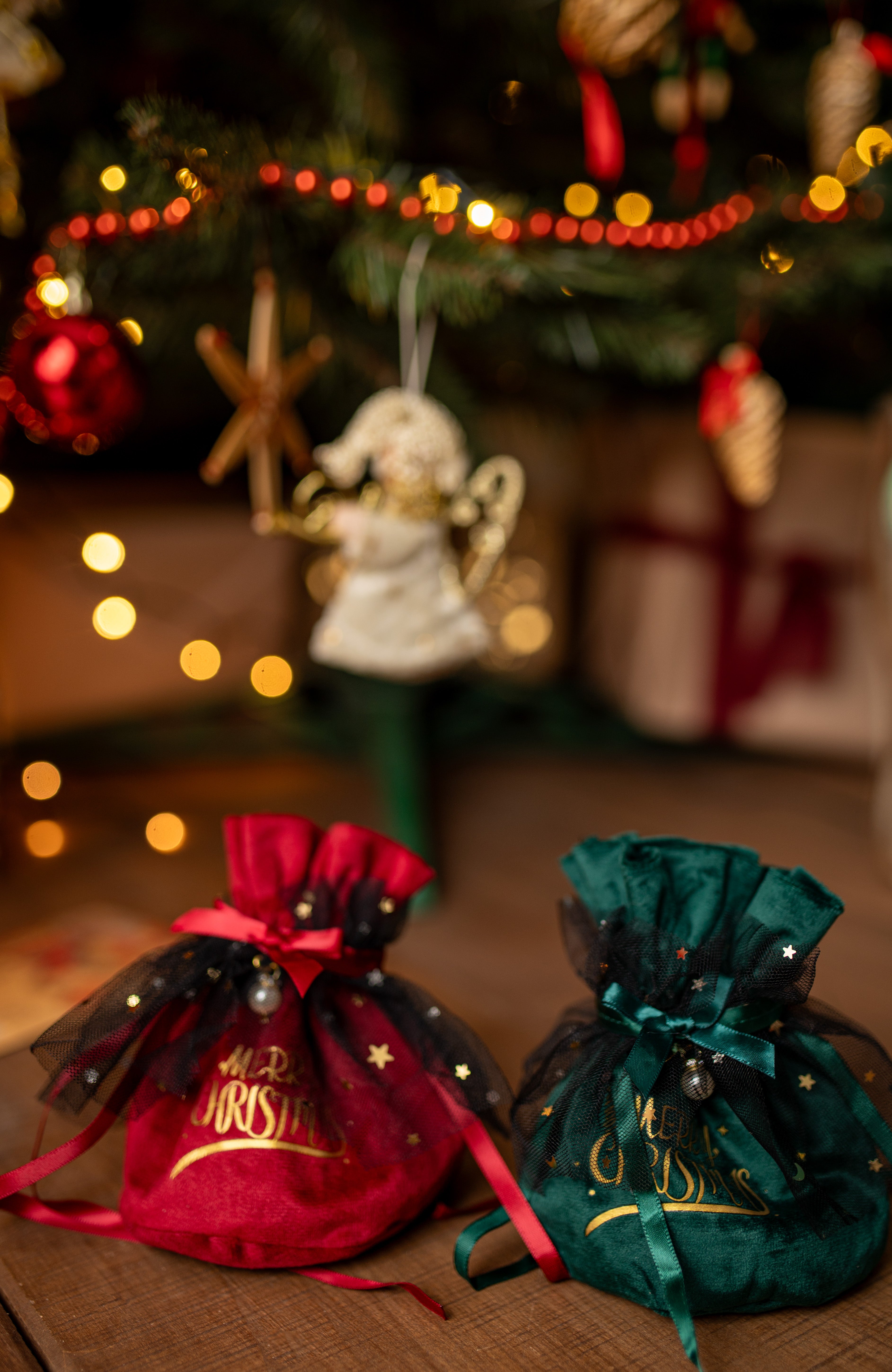 Woreczki Świąteczne Merry Christmas 160x145x100mm