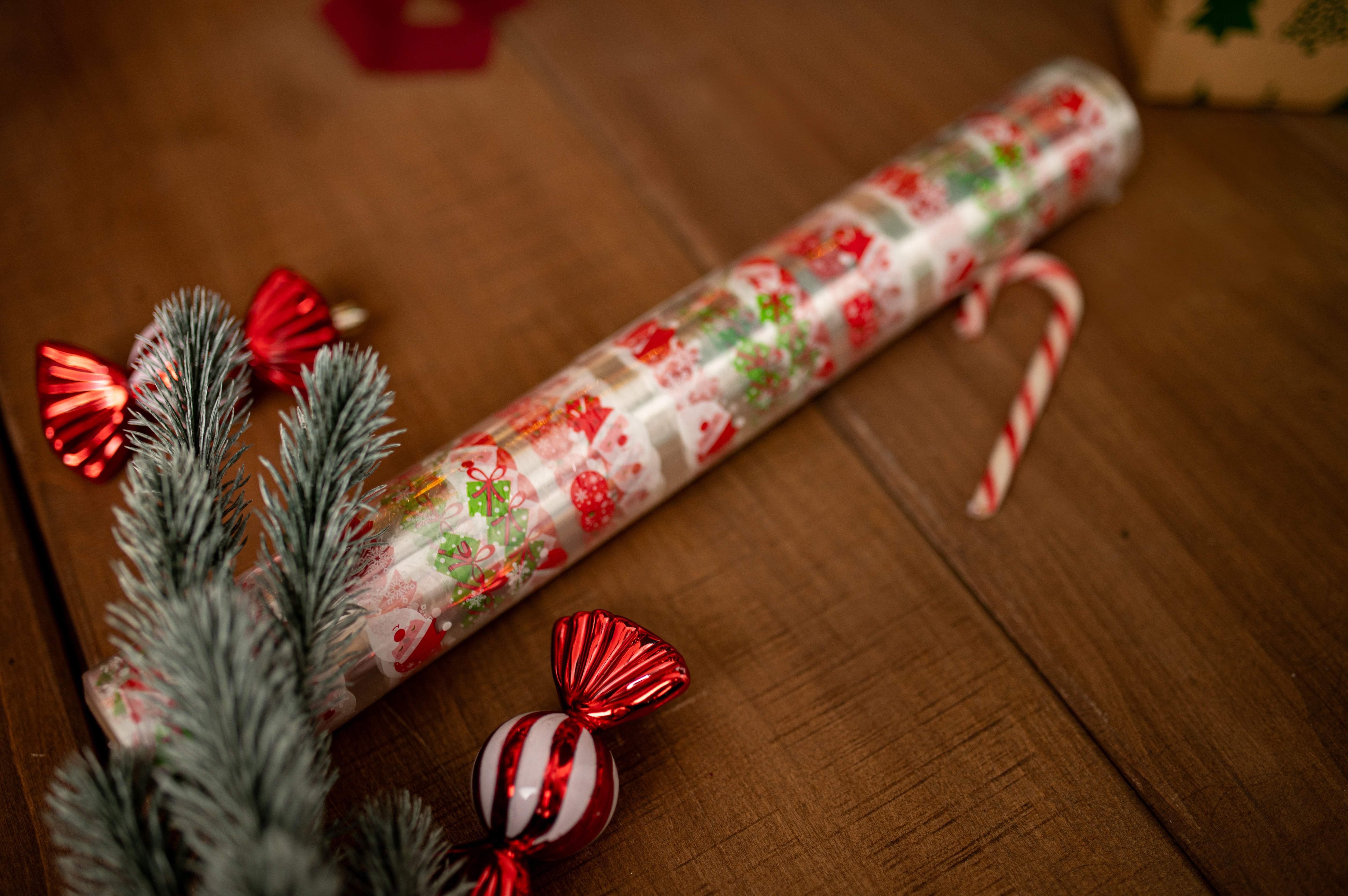 Świąteczna Folia Papier Celofan Do Pakowania