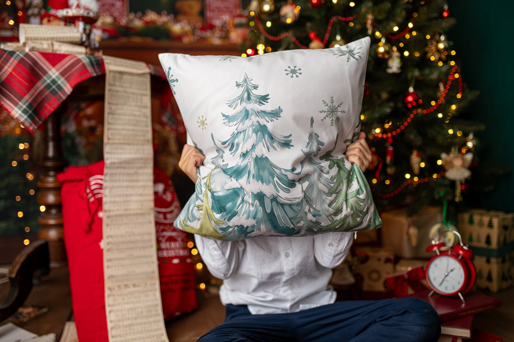 Poszewka Świąteczna na Poduszkę Jaśka 45×45 cm