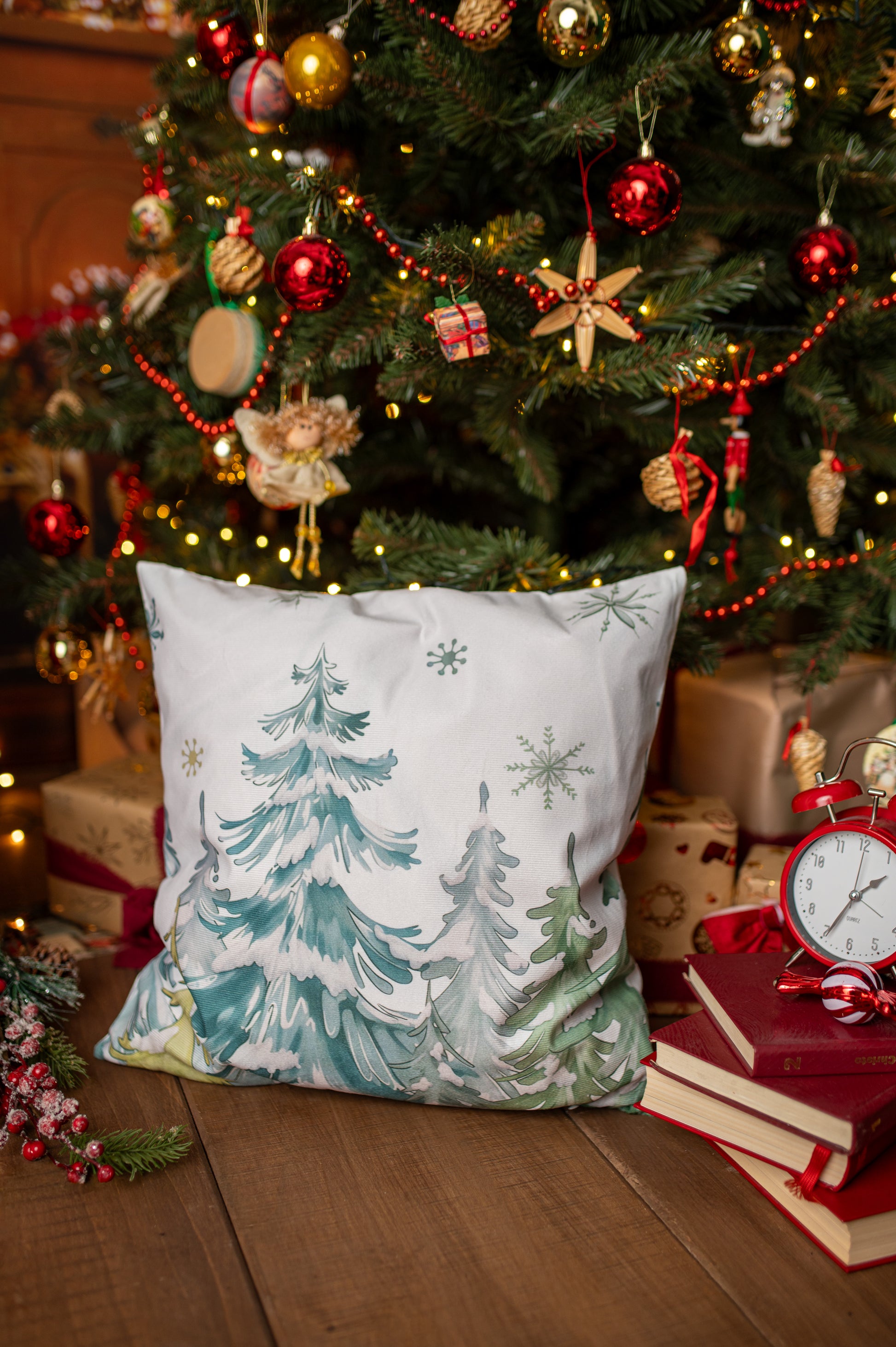 Poszewka Świąteczna na Poduszkę Jaśka 45×45 cm