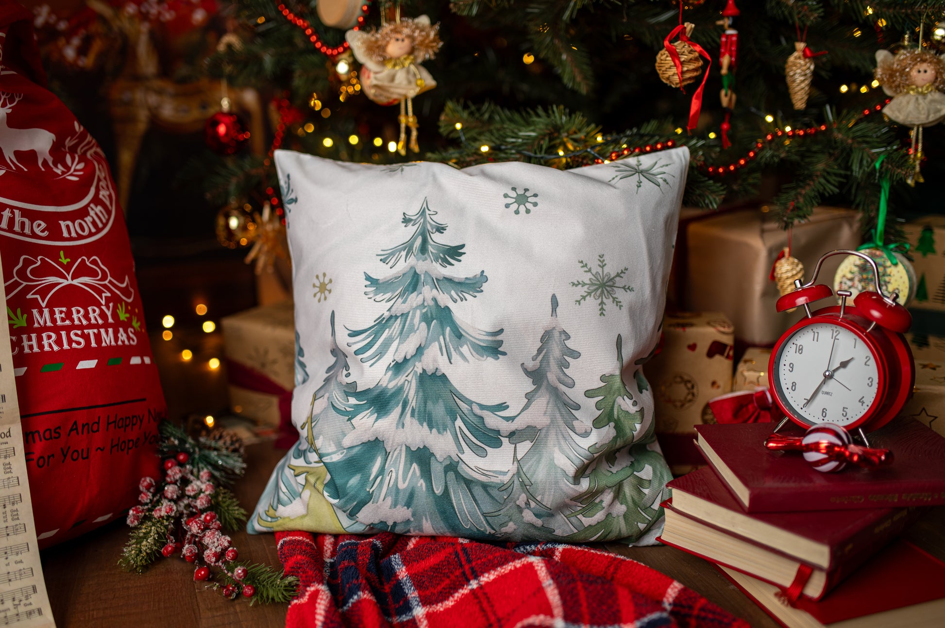 Poszewka Świąteczna na Poduszkę Jaśka 45×45 cm