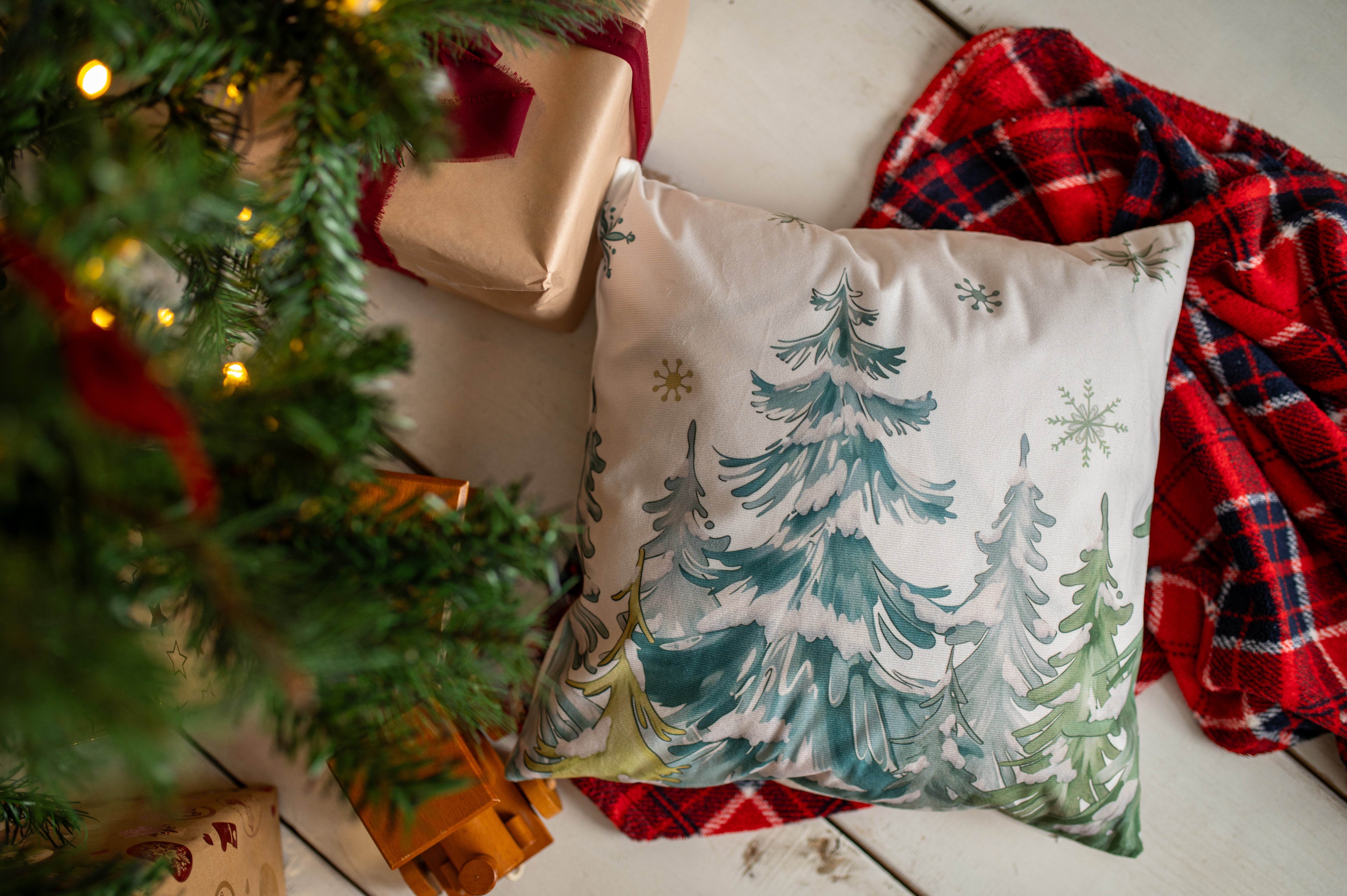 Poszewka Świąteczna na Poduszkę Jaśka 45×45 cm