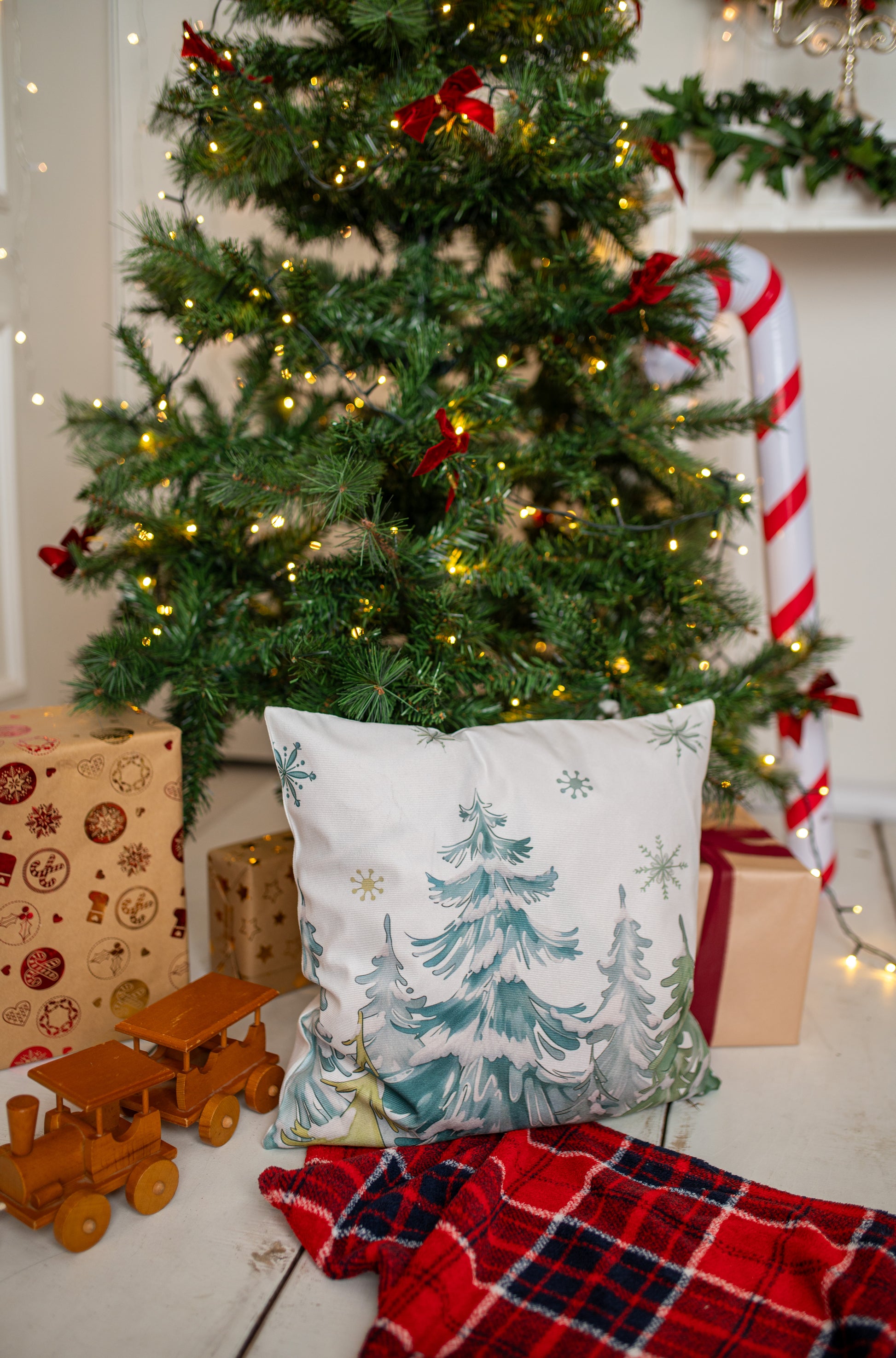 Poszewka Świąteczna na Poduszkę Jaśka 45×45 cm