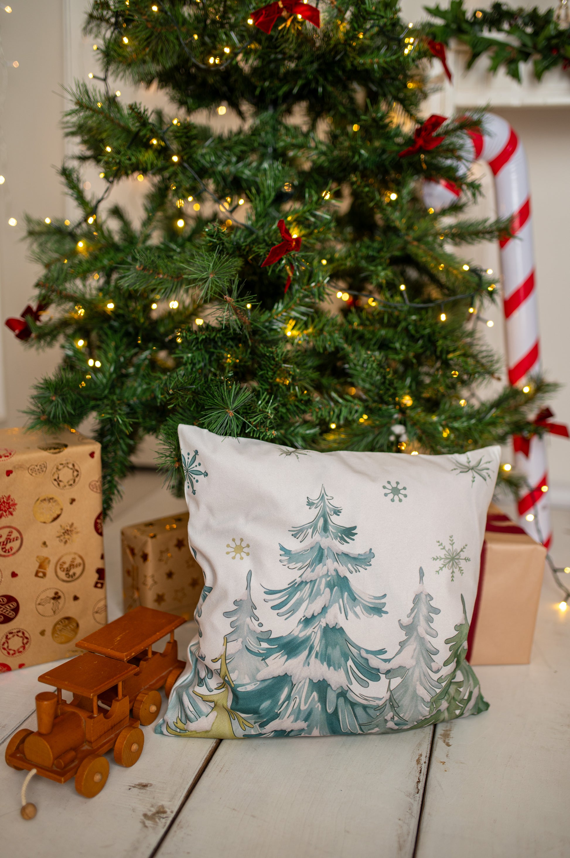 Poszewka Świąteczna na Poduszkę Jaśka 45×45 cm