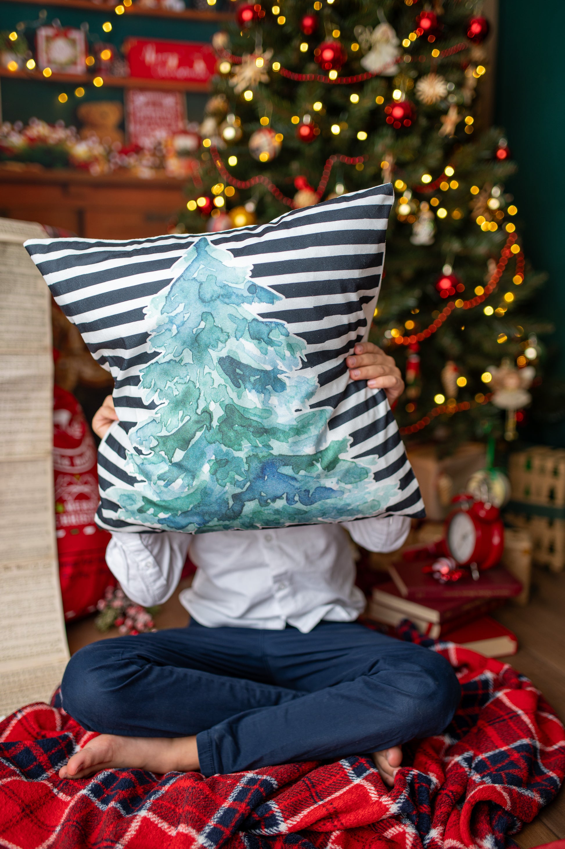 Poszewka 45×45cm na Poduszkę Jaśka Świąteczna Dekoracyjna