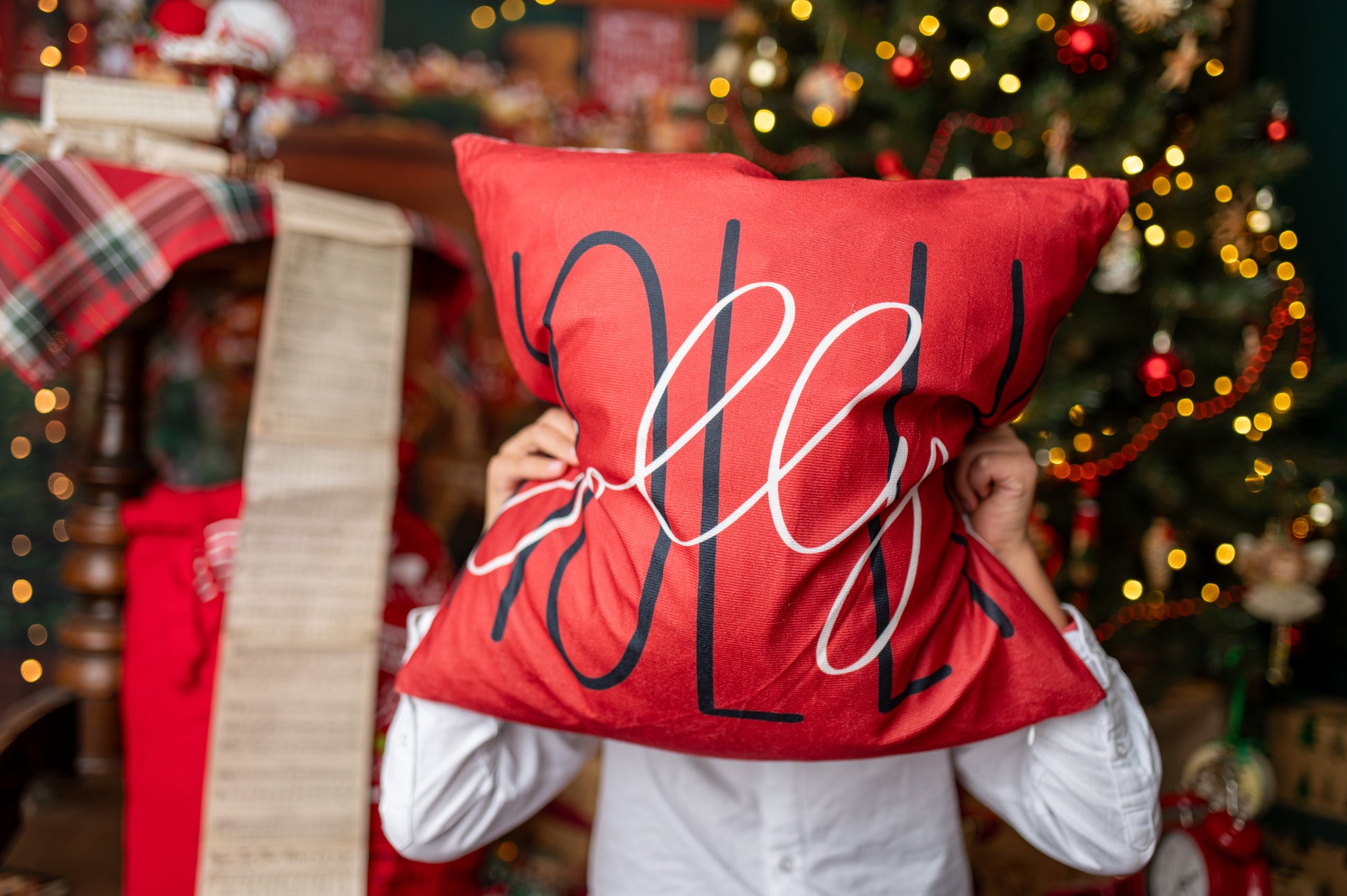 Świąteczna Dekoracyjna Poszewka na Poduszkę 45×45cm