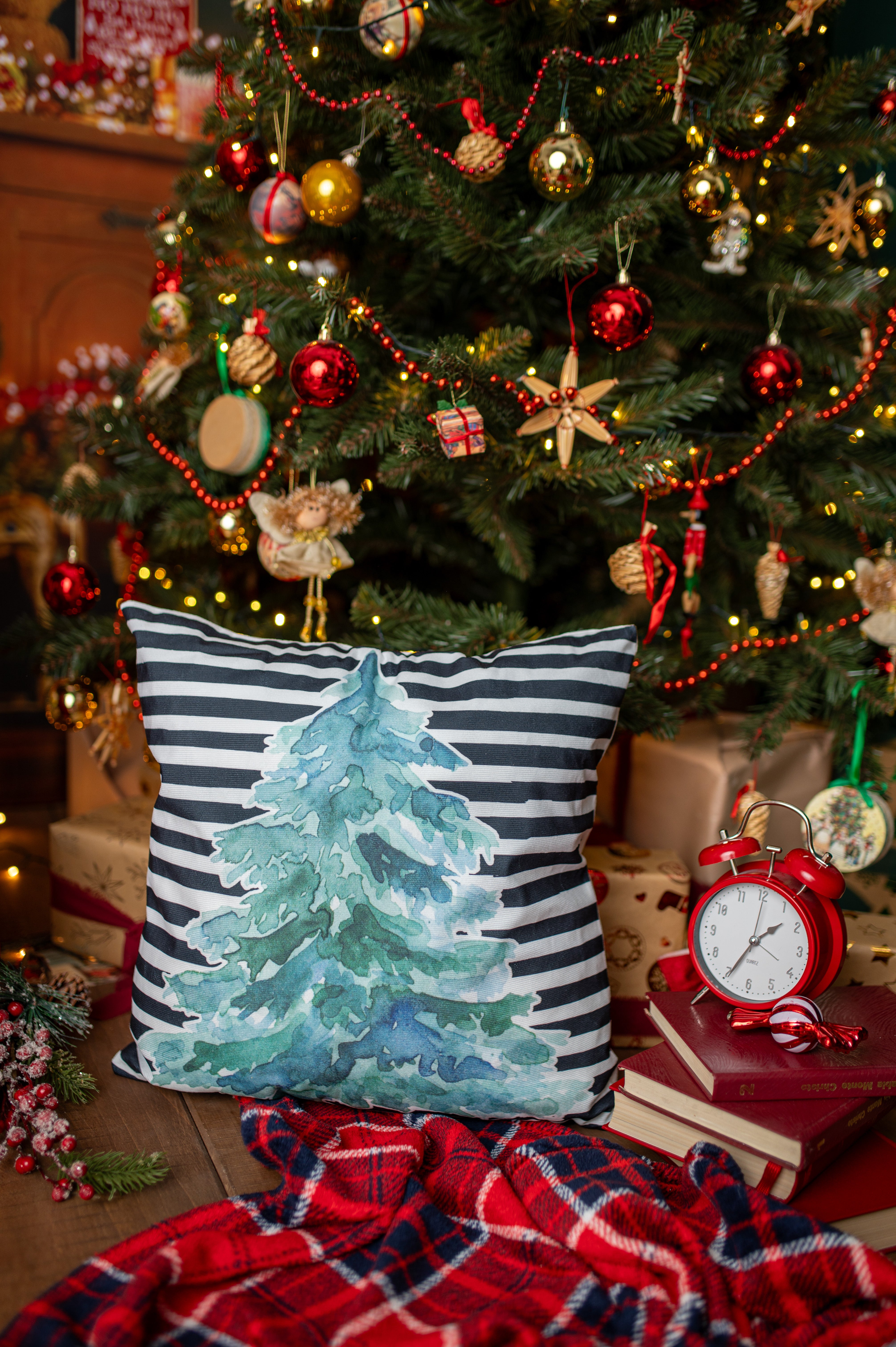 Poszewka 45×45cm na Poduszkę Jaśka Świąteczna Dekoracyjna