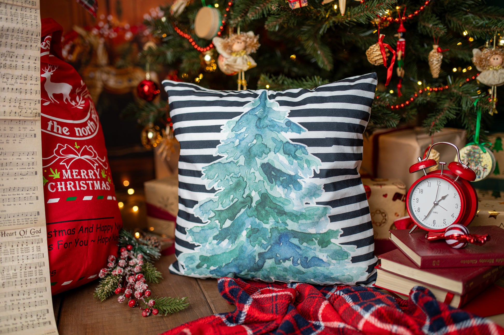 Poszewka 45×45cm na Poduszkę Jaśka Świąteczna Dekoracyjna