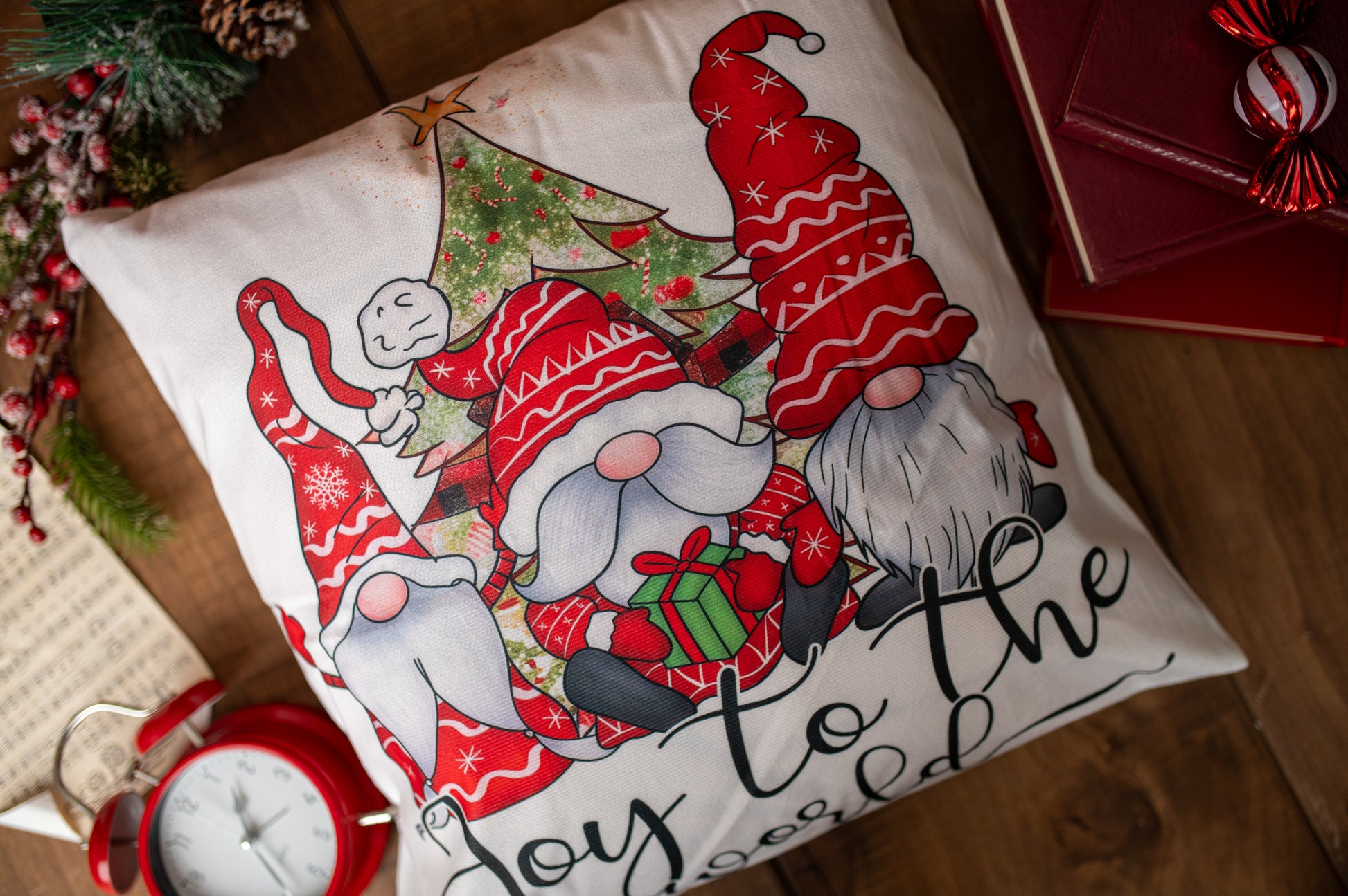 Świąteczna Poszewka Dekoracyjna na Poduszkę Ozdobną