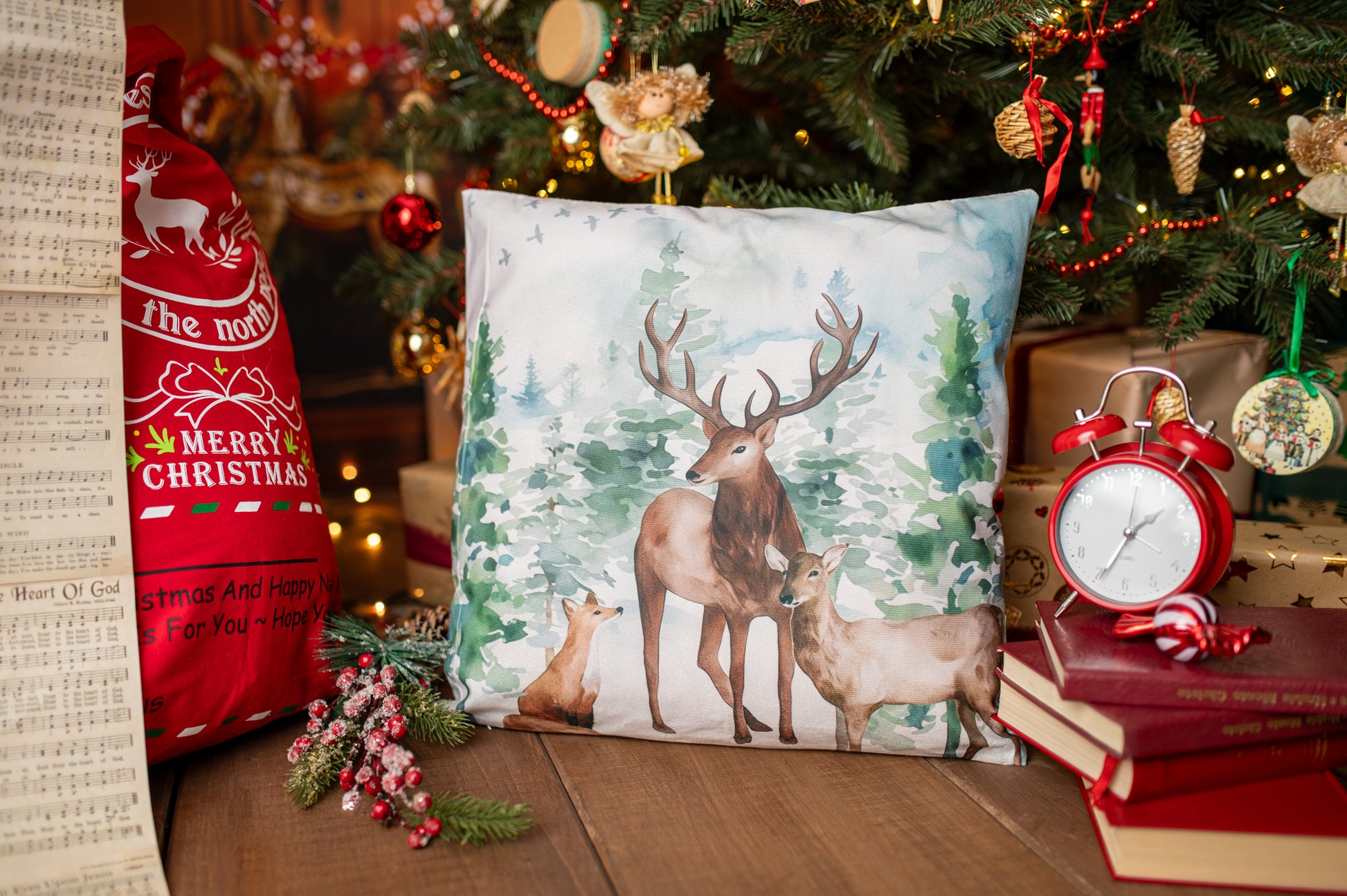 Świąteczna Poszewka na Poduszkę 45×45cm 