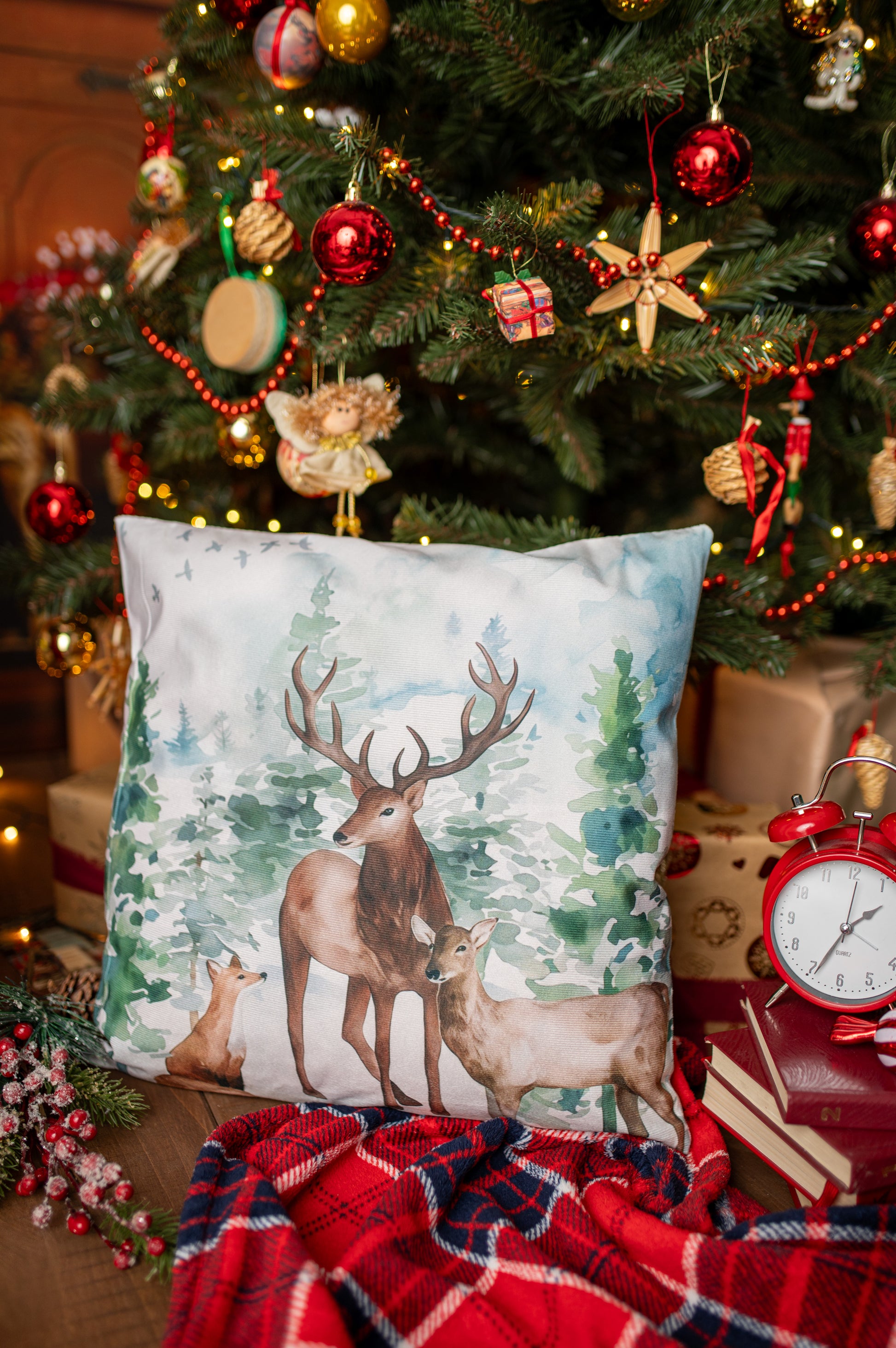 Świąteczna Poszewka na Poduszkę 45×45cm 