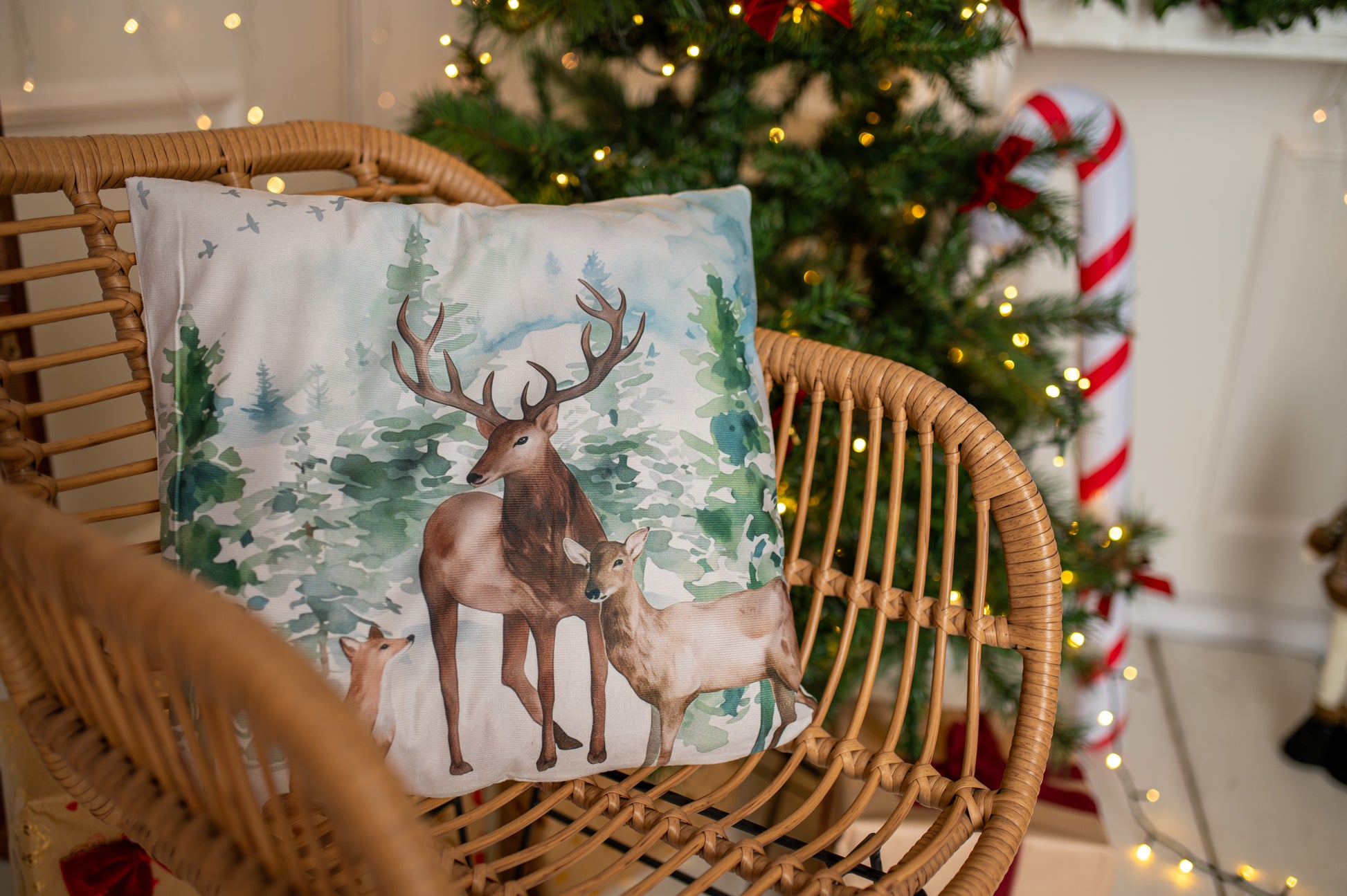 Świąteczna Poszewka na Poduszkę 45×45cm 