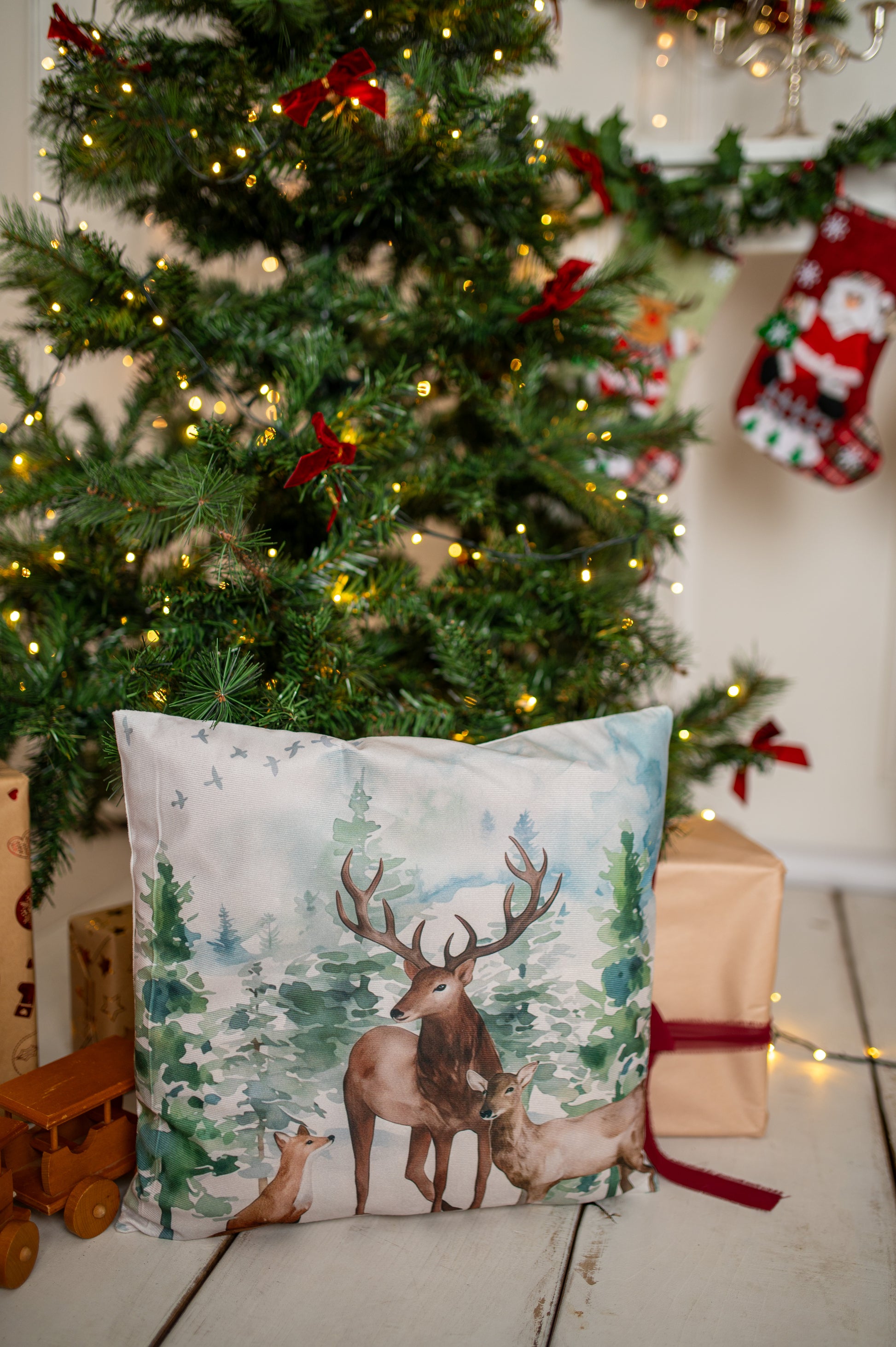 Świąteczna Poszewka na Poduszkę 45×45cm 