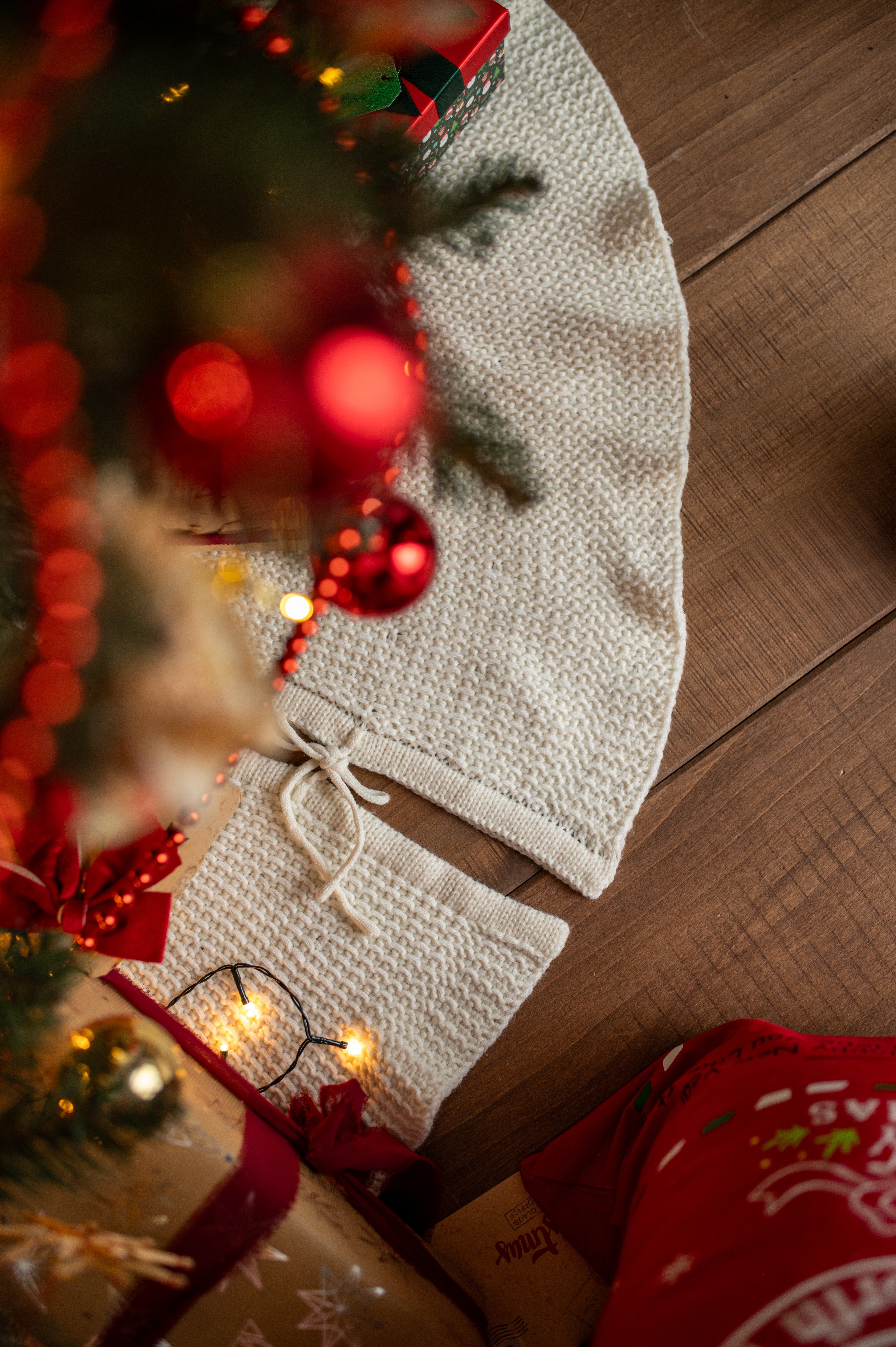 Świąteczna Mata Dywanik Pod Choinke