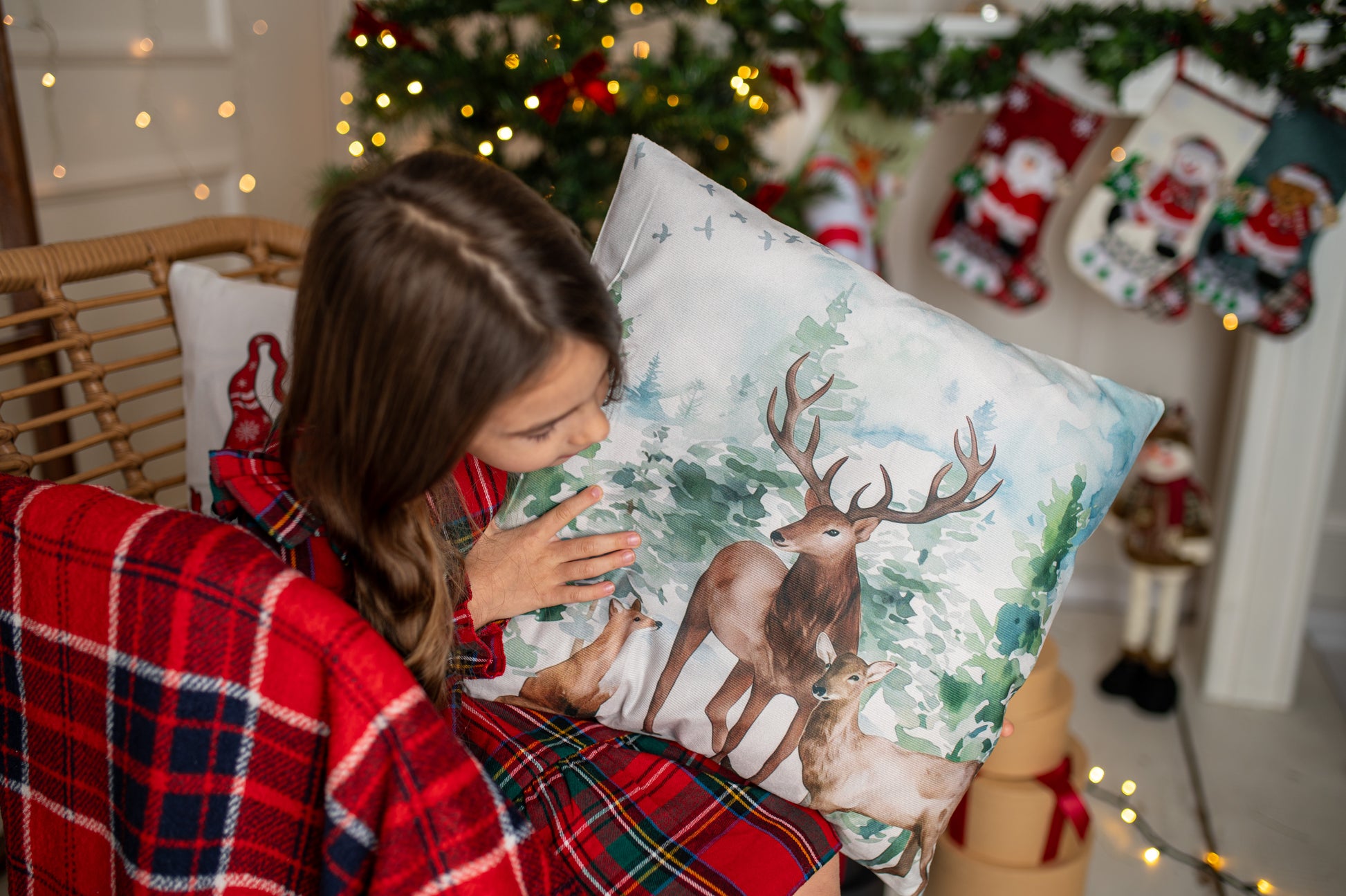 Świąteczna Poszewka na Poduszkę 45×45cm 