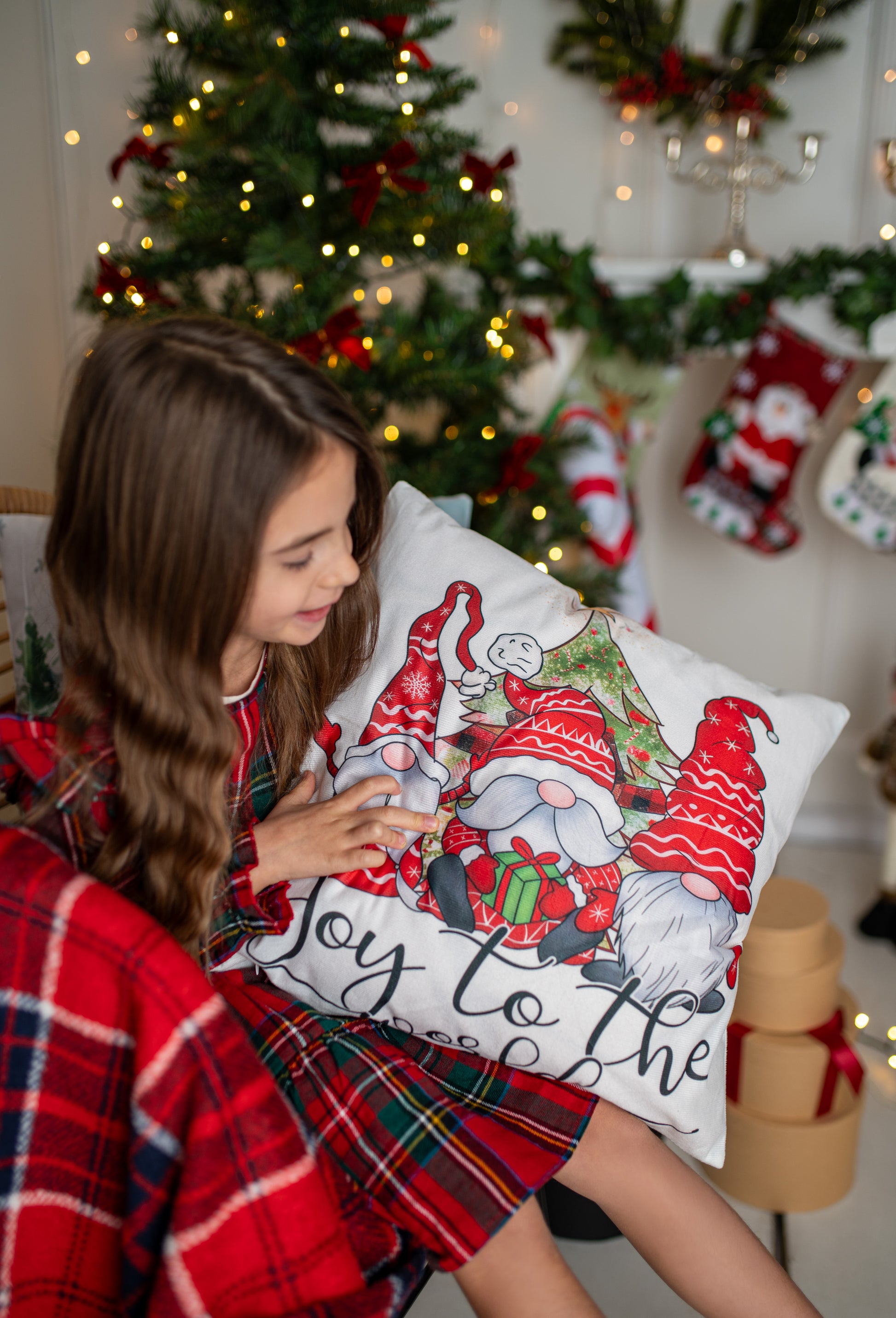 Świąteczna Poszewka Dekoracyjna na Poduszkę Ozdobną