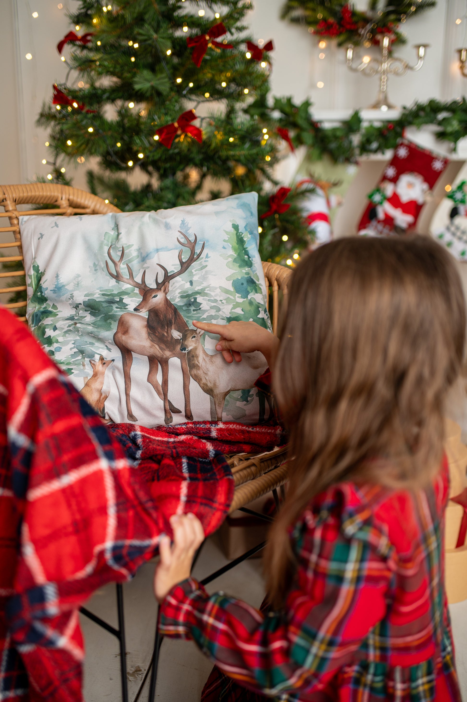Świąteczna Poszewka na Poduszkę 45×45cm 