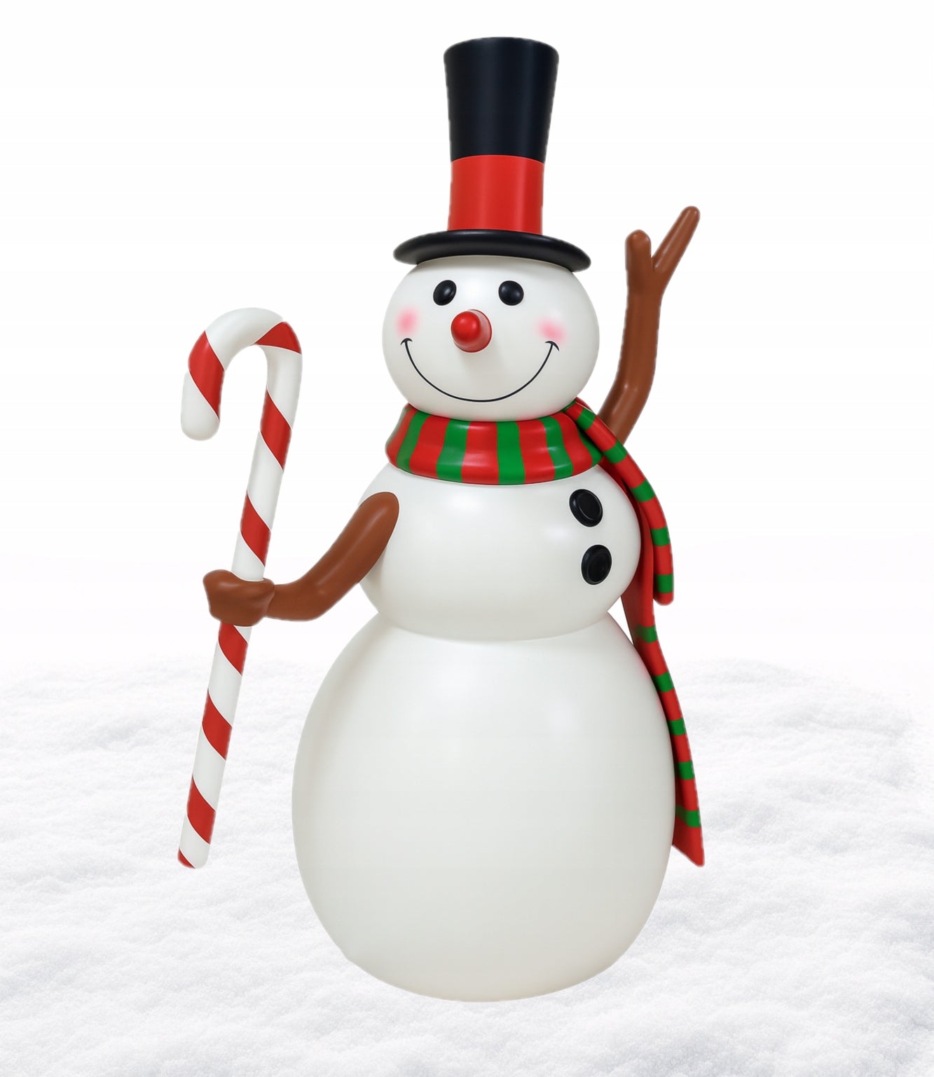 Duży Bałwan 1,53m Ozdoba Miejska