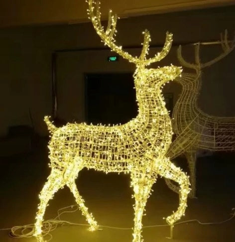 Duży Renifer 1,6m Świąteczna Ozdoba Uliczna