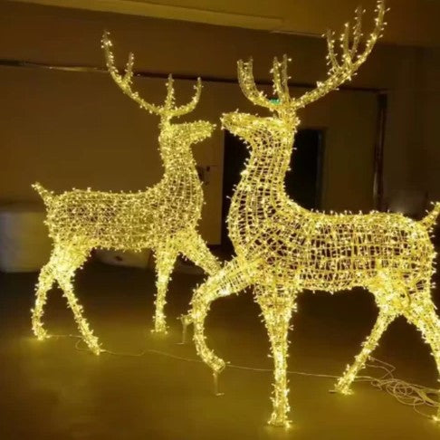 Duży Renifer 1,6m Świąteczna Ozdoba Uliczna