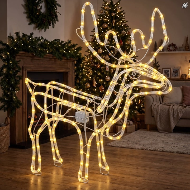 Renifer LED Świąteczny Zewnętrzny 115 cm