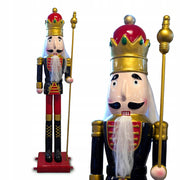 Świąteczny Dziadek Do Orzechów 2,24m Ozdoba Miejska