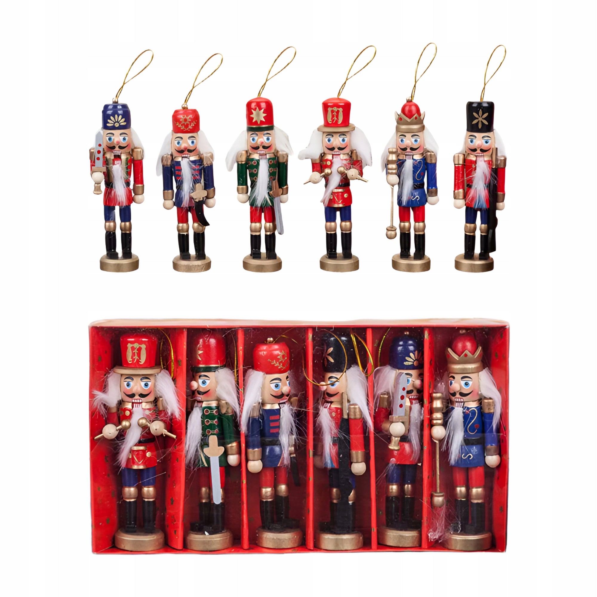 Dziadek do orzechów 6szt. 13cm