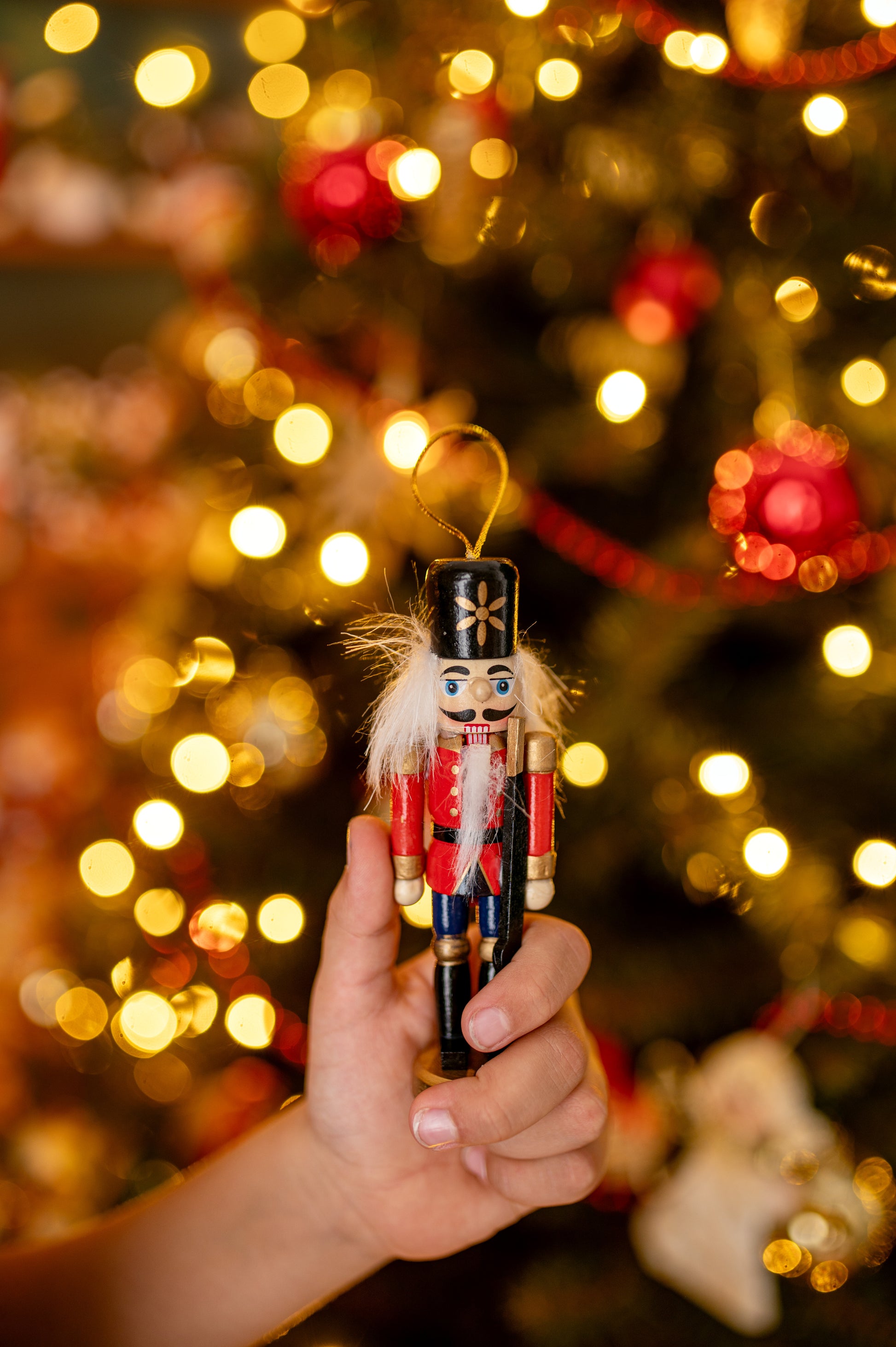 Dziadek do Orzechów Zawieszka na Choinkę - Zestaw 6 szt