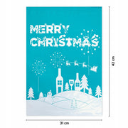 Foliopaki Kurierskie Świąteczne 310x420mm 50szt