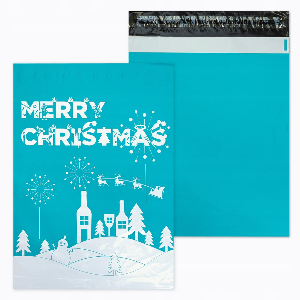 Foliopaki Kurierskie Świąteczne 310x420mm 50szt