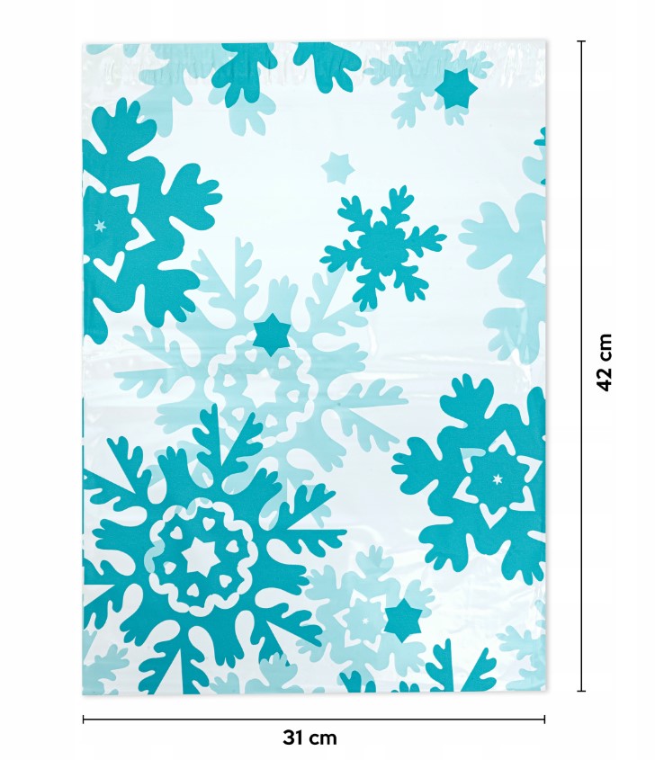 Foliopaki Kurierskie Świąteczne 310x420mm 50szt