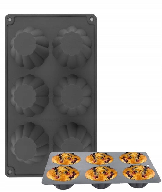 Foremki Silikonowe Do Babeczek 6szt.