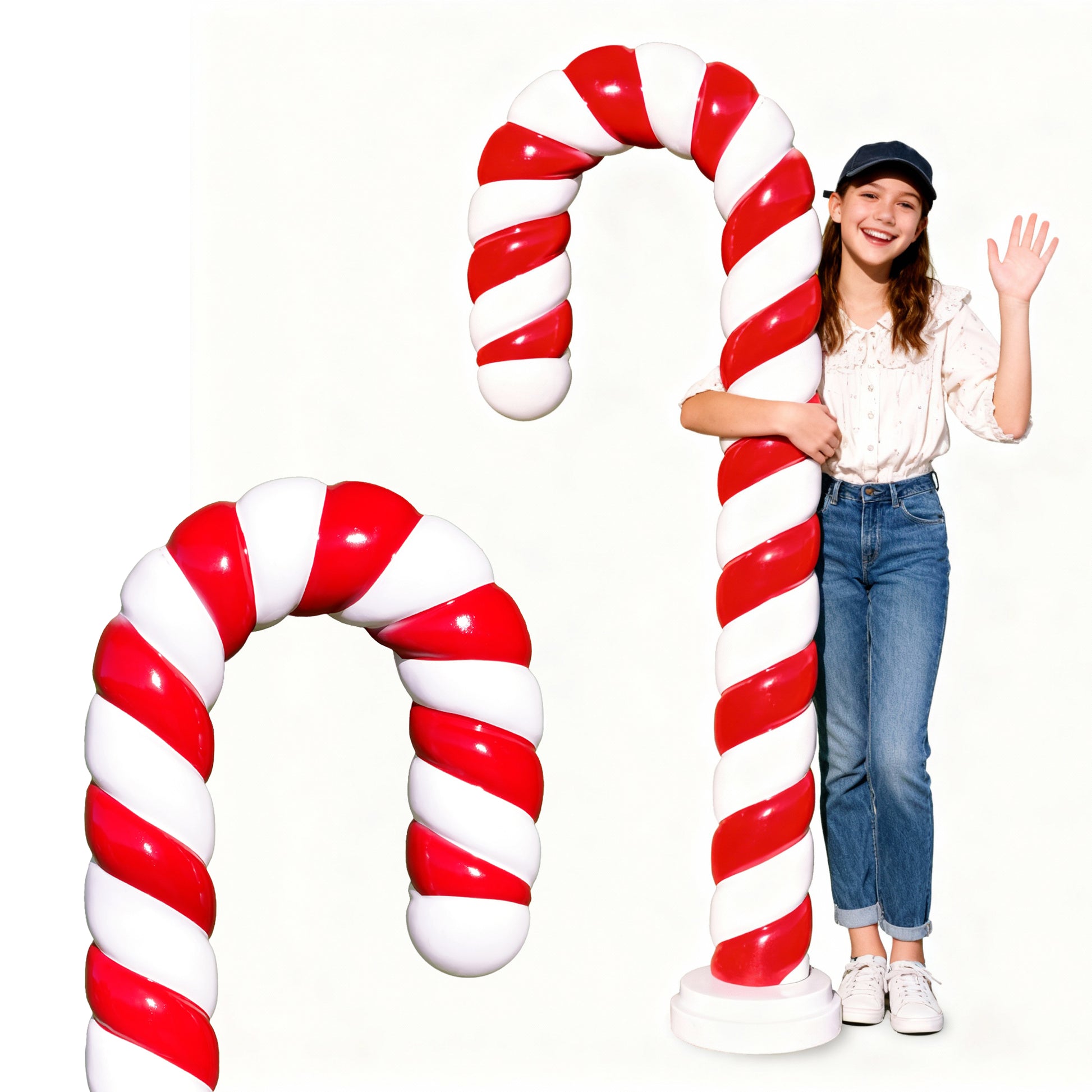 Figurka Świąteczna Laska LED