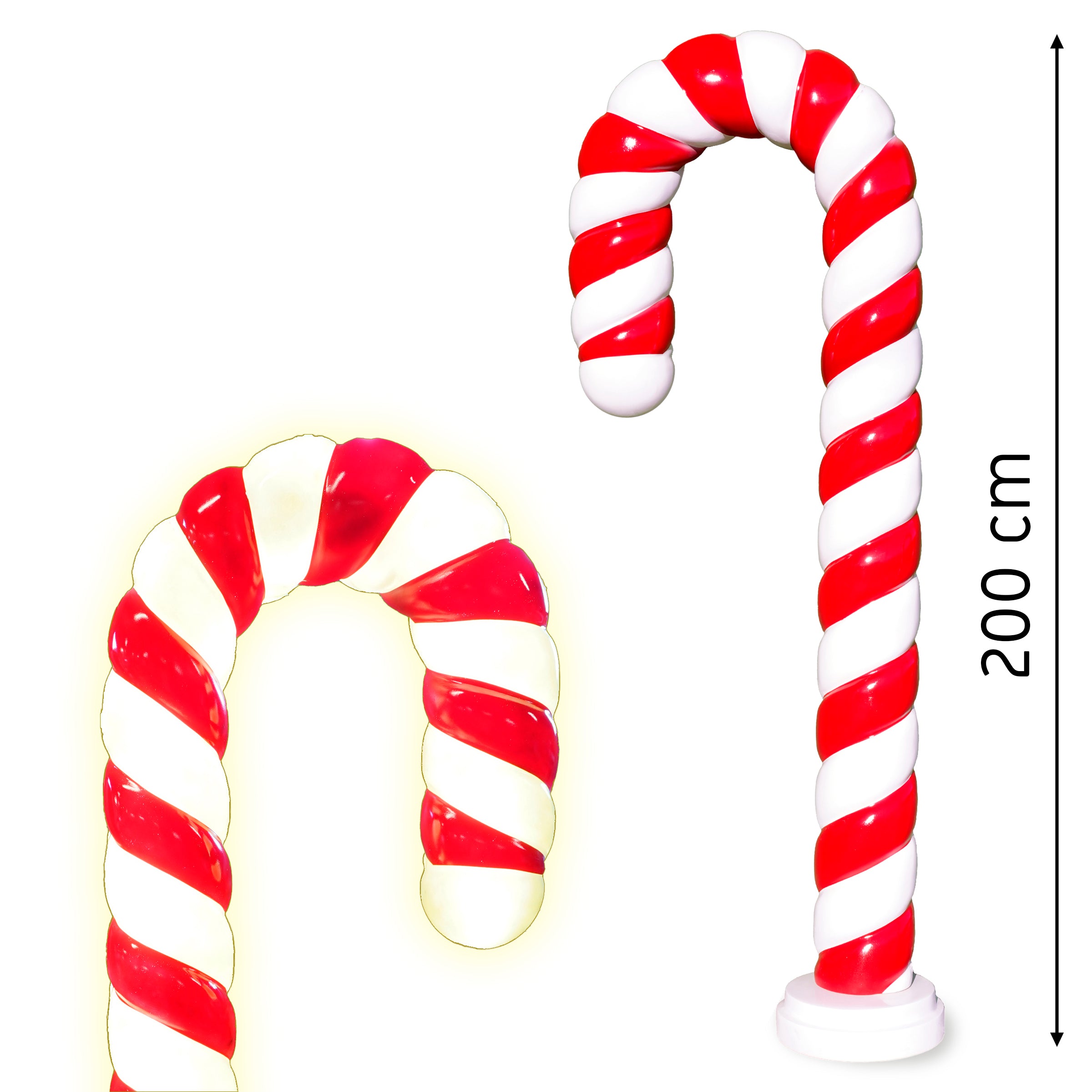 Figurka Świąteczna Laska LED