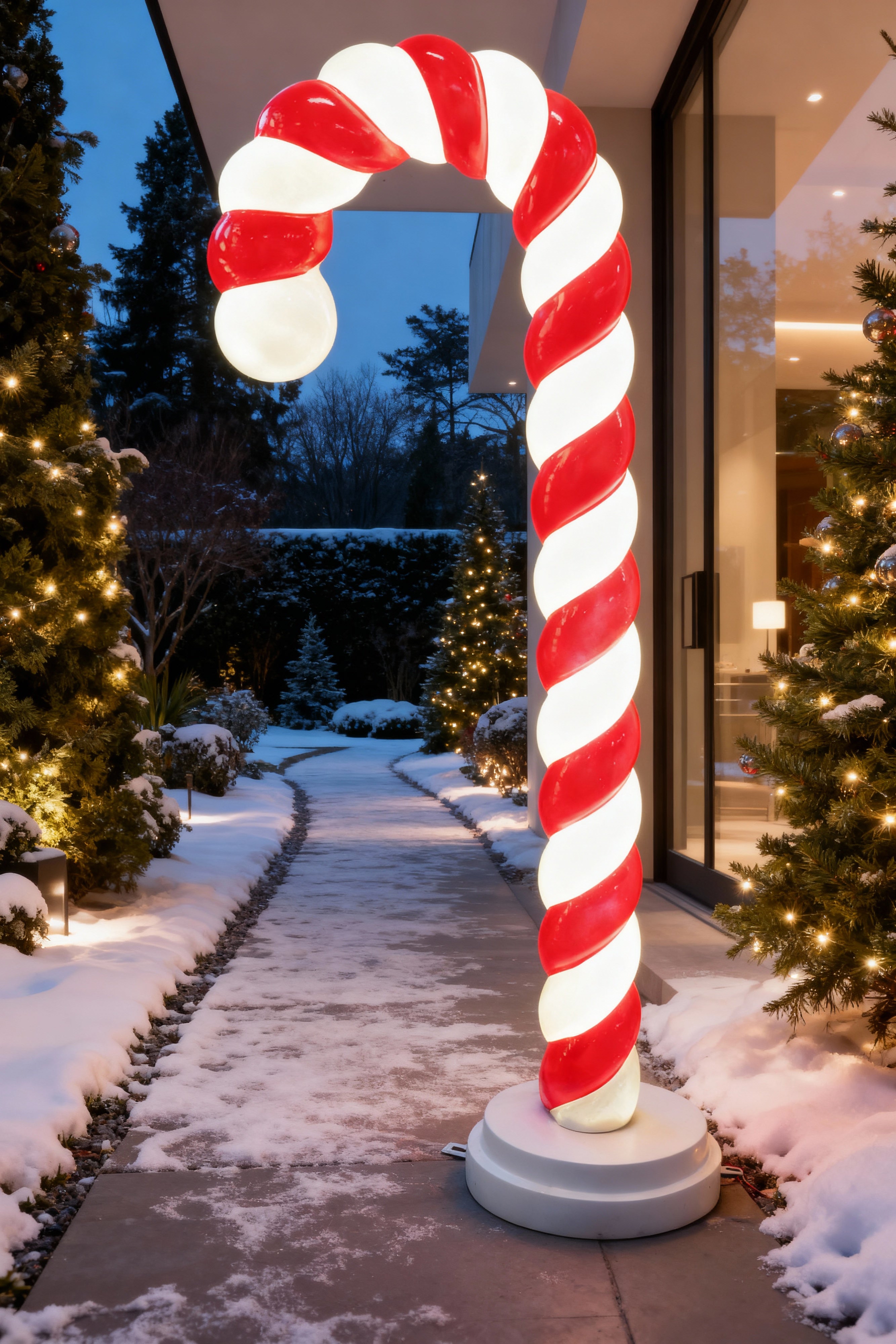 Figurka Świąteczna Laska LED