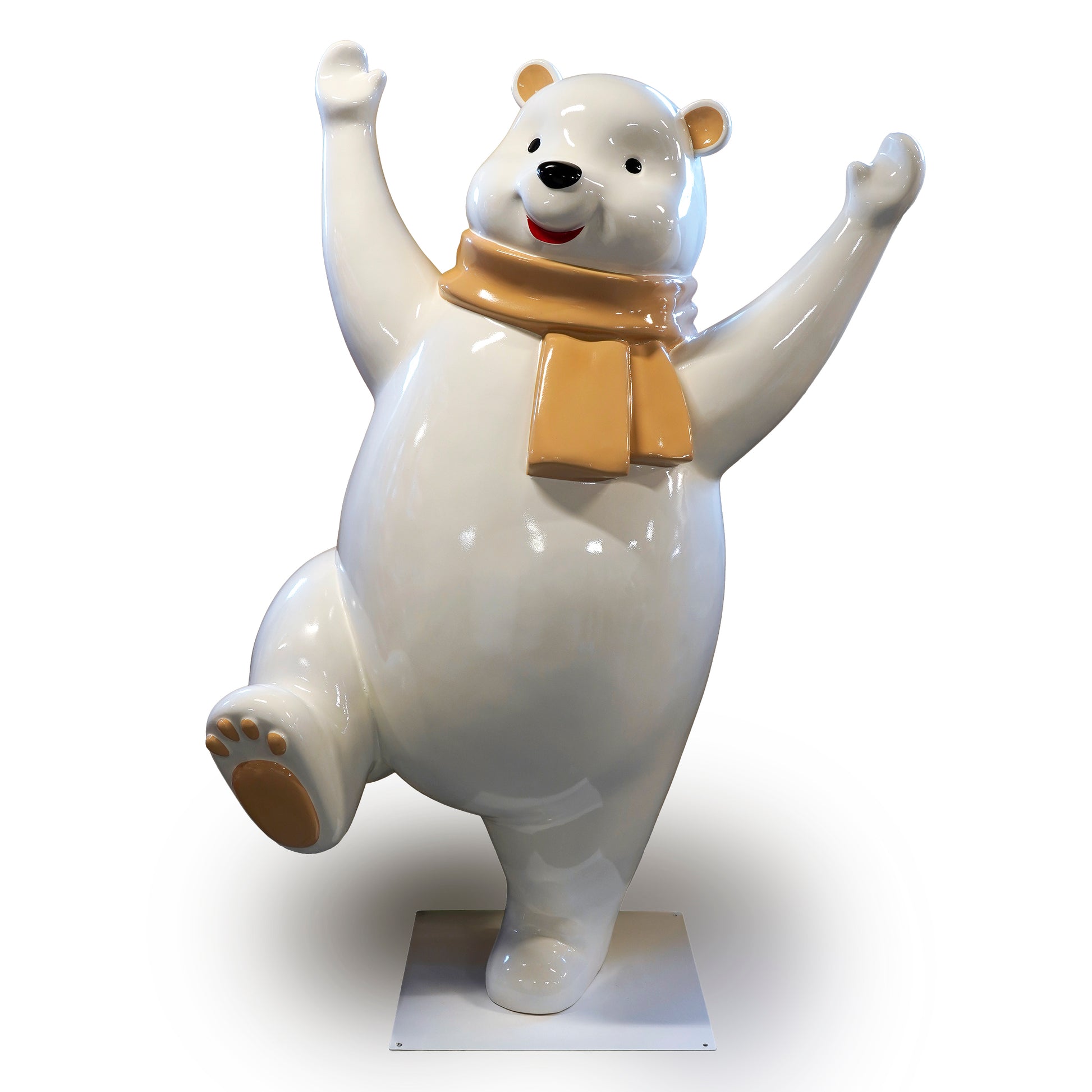 Miś Świąteczny 1,85m Miejska Figurka