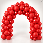 Balony Czerwone Girlanda 110 szt.