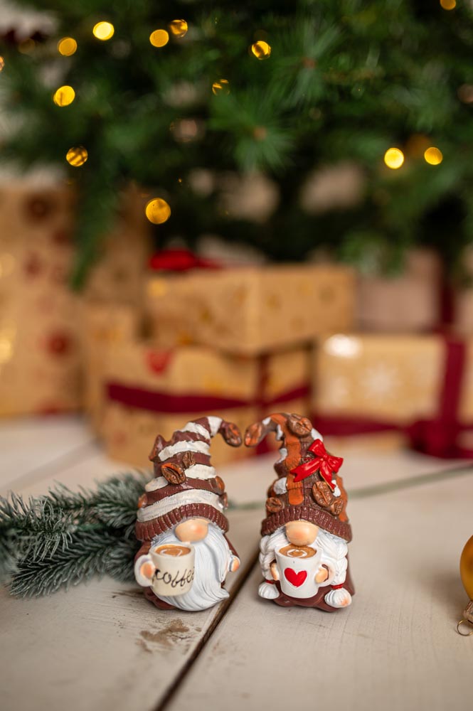 Figurki Gnom z Kawą