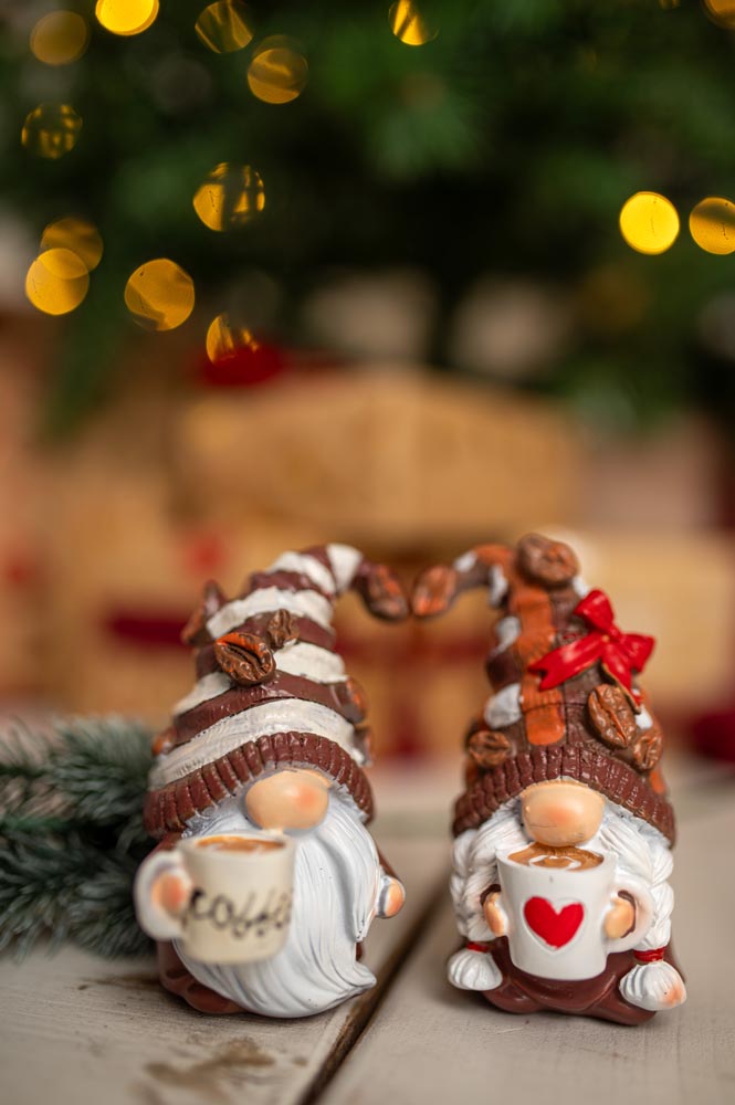 Figurki Gnom z Kawą