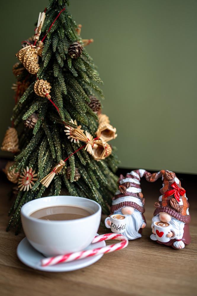 Figurki Gnom z Kawą