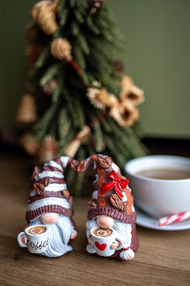 Figurki Gnom z Kawą