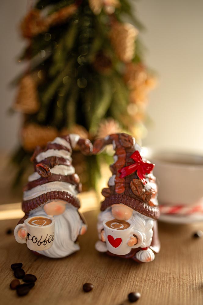 Figurki Gnom z Kawą